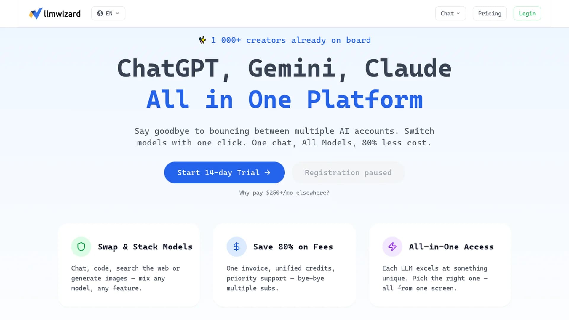 llmwizard homepage