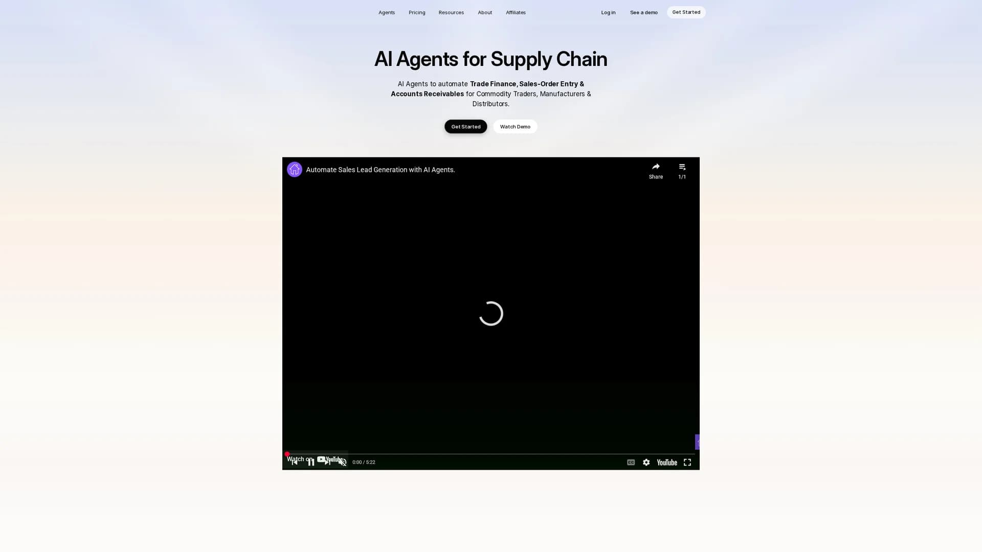 logistify-ai homepage