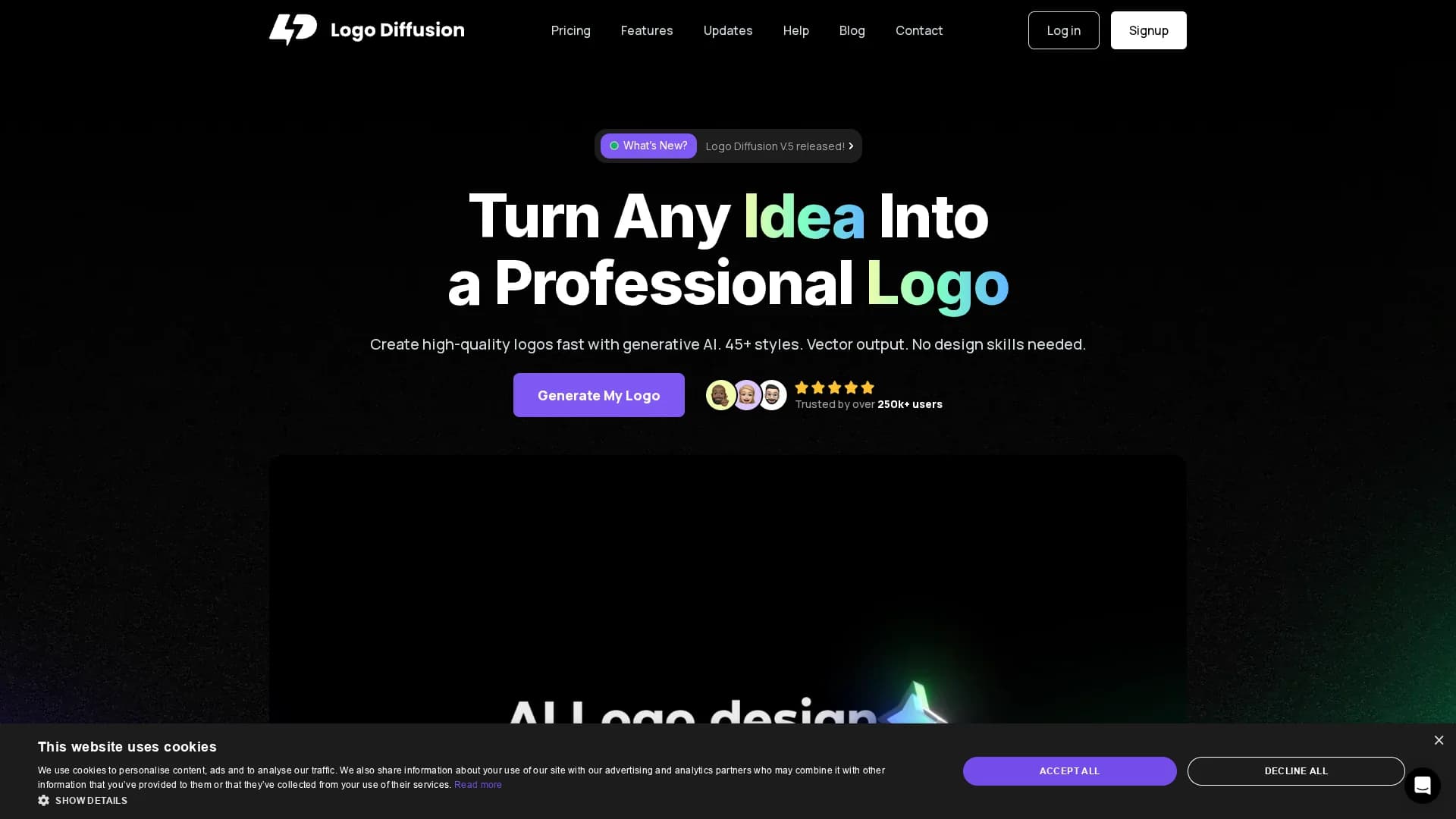 logo-diffusion homepage