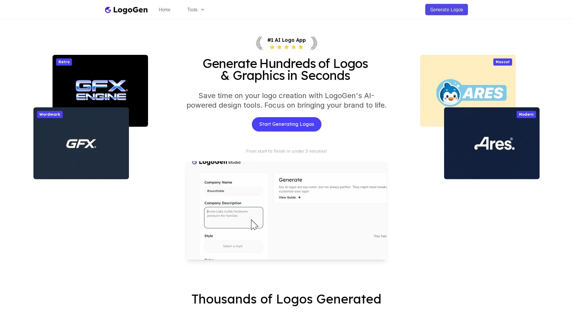 logogen homepage