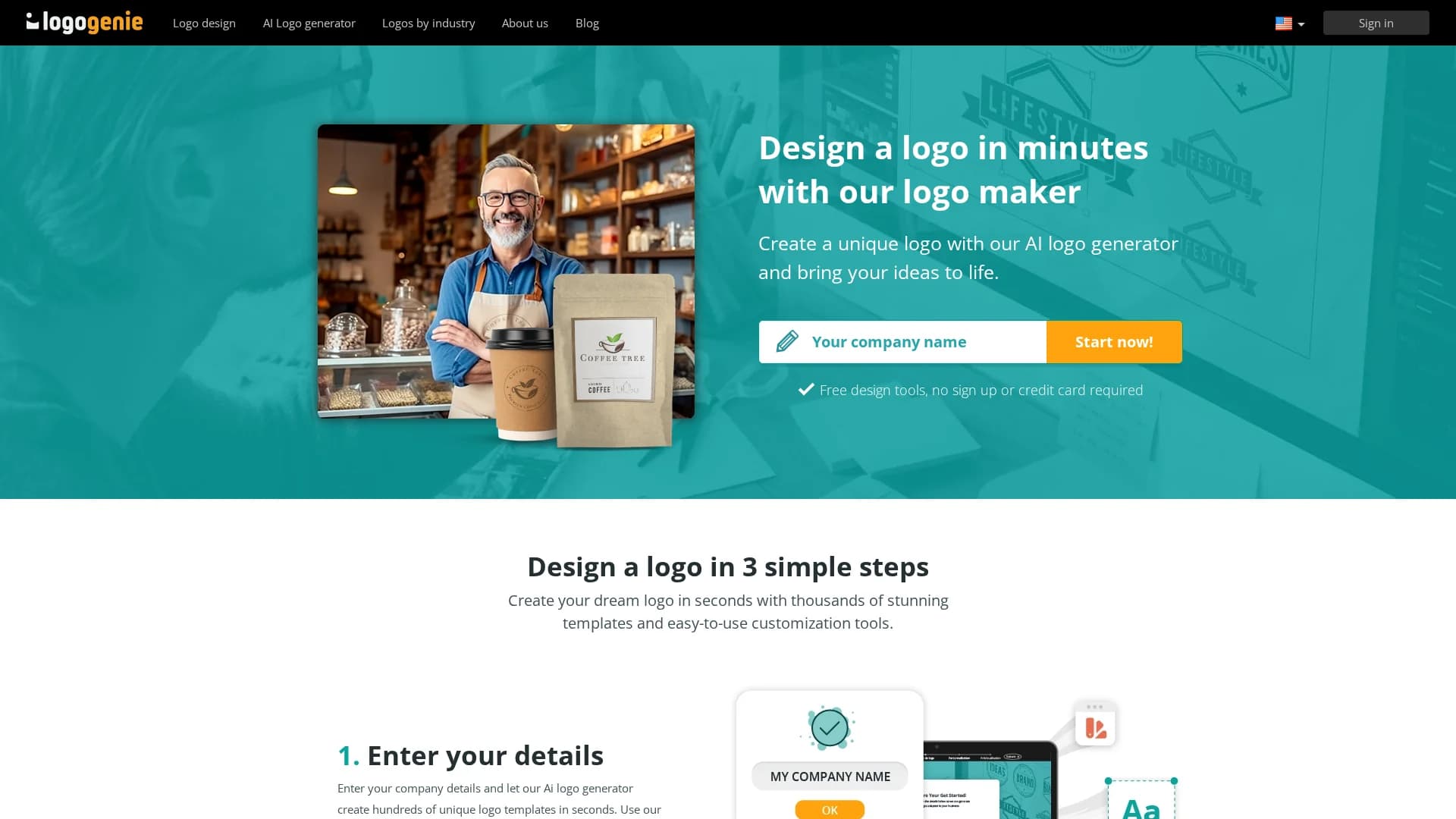 logogenie homepage