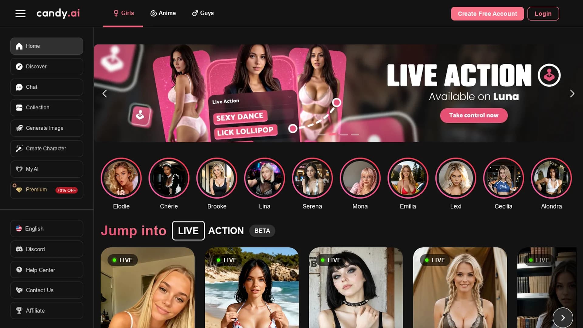 luvr-ai homepage