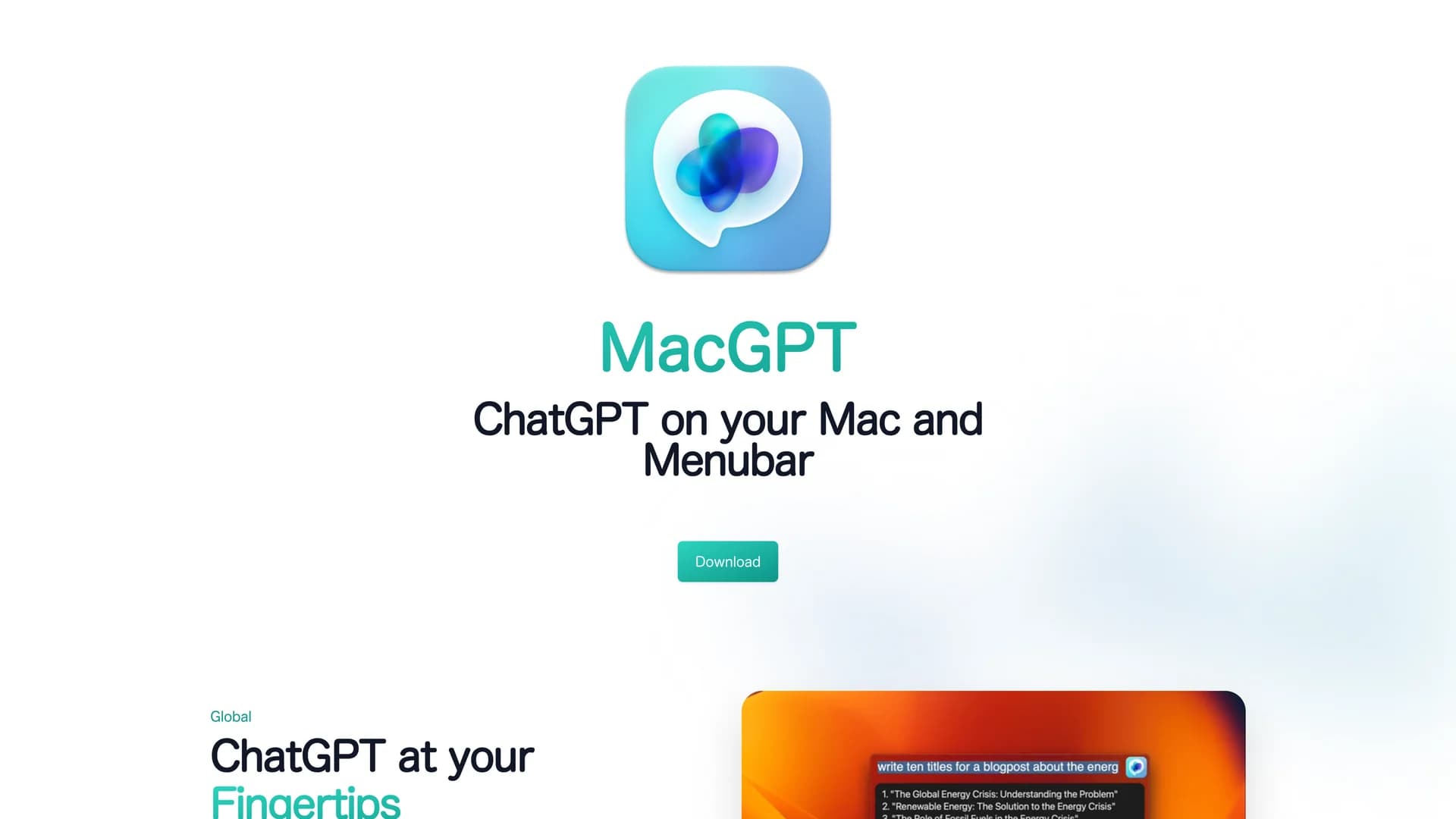 macgpt homepage