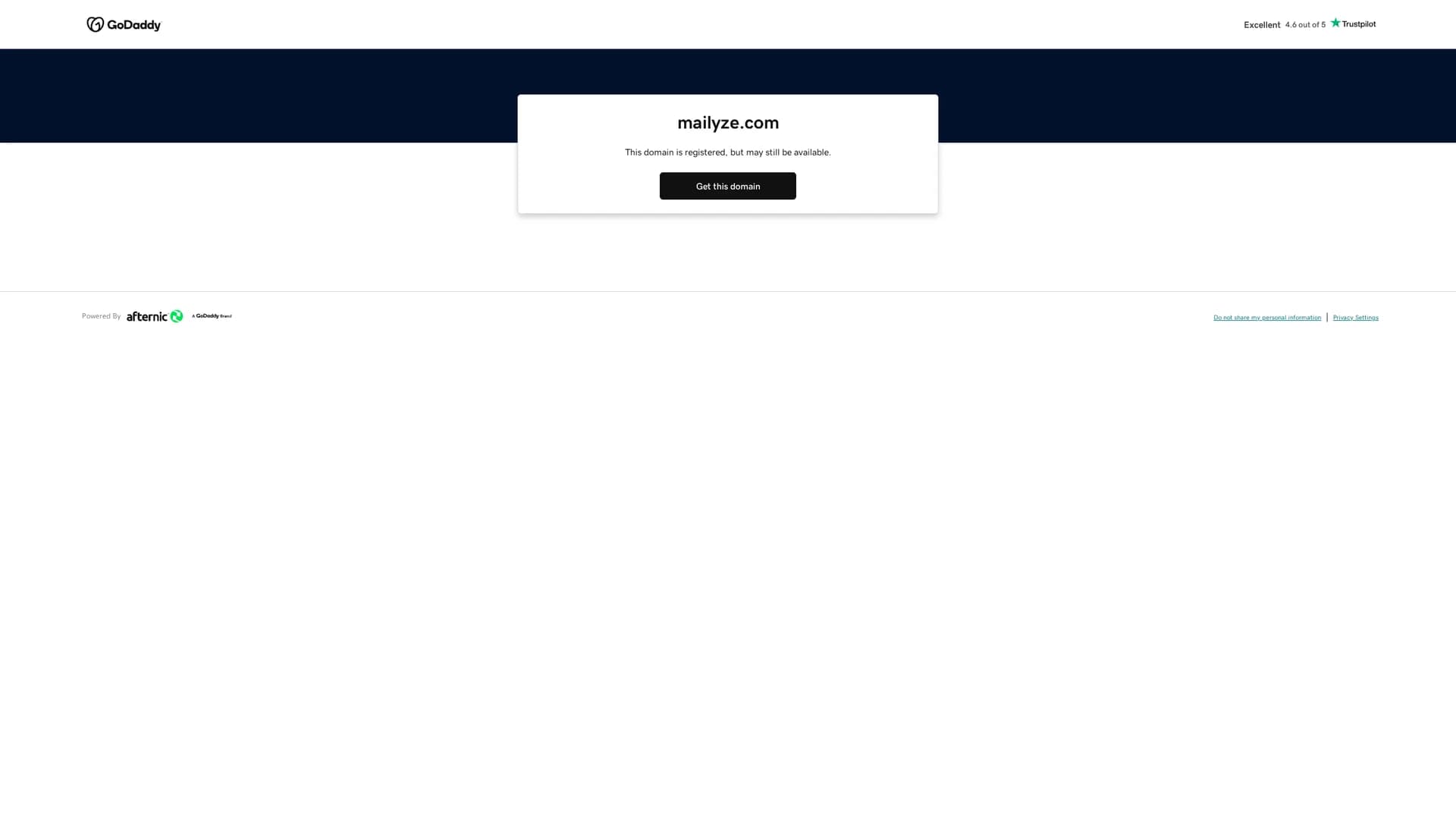 mailyze homepage