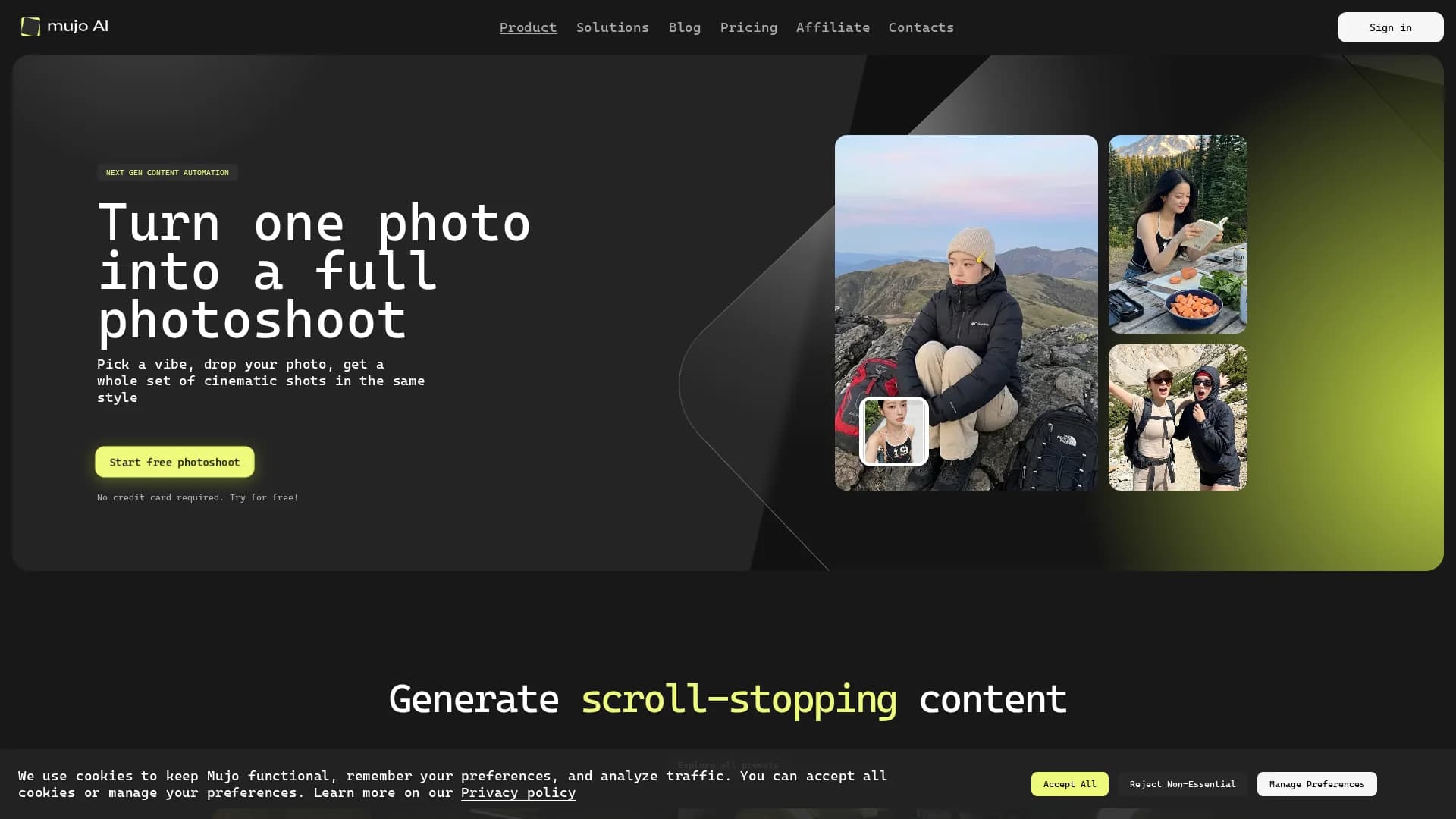mujo-ai homepage