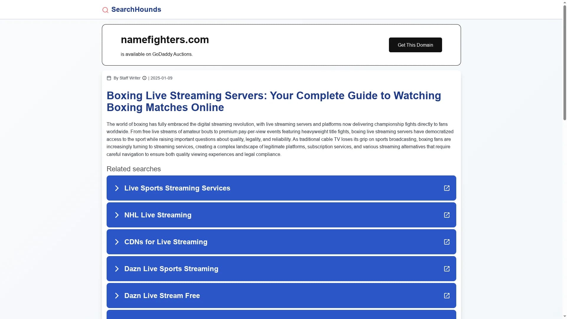 name-fighters homepage