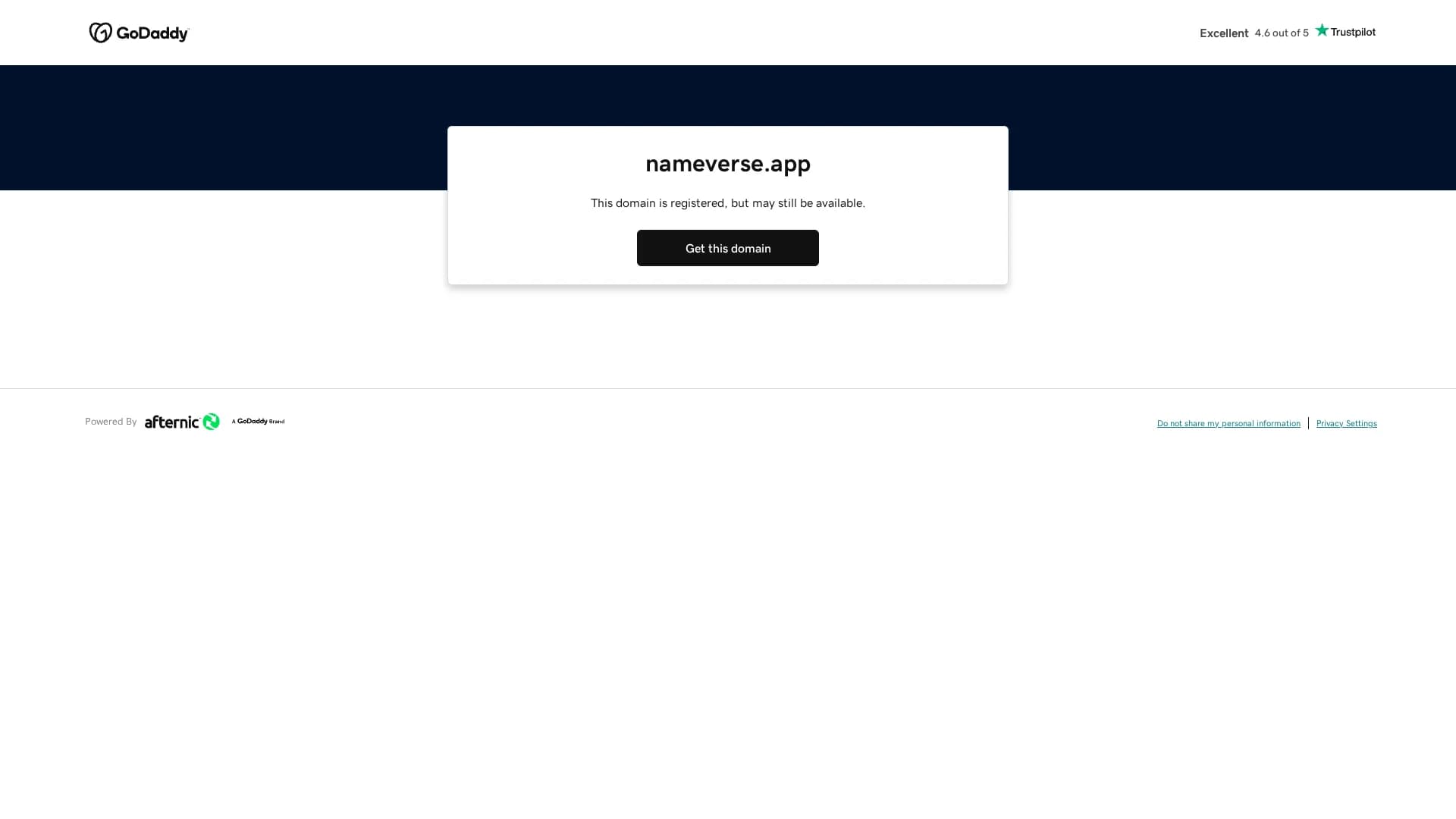 nameverse-ai homepage