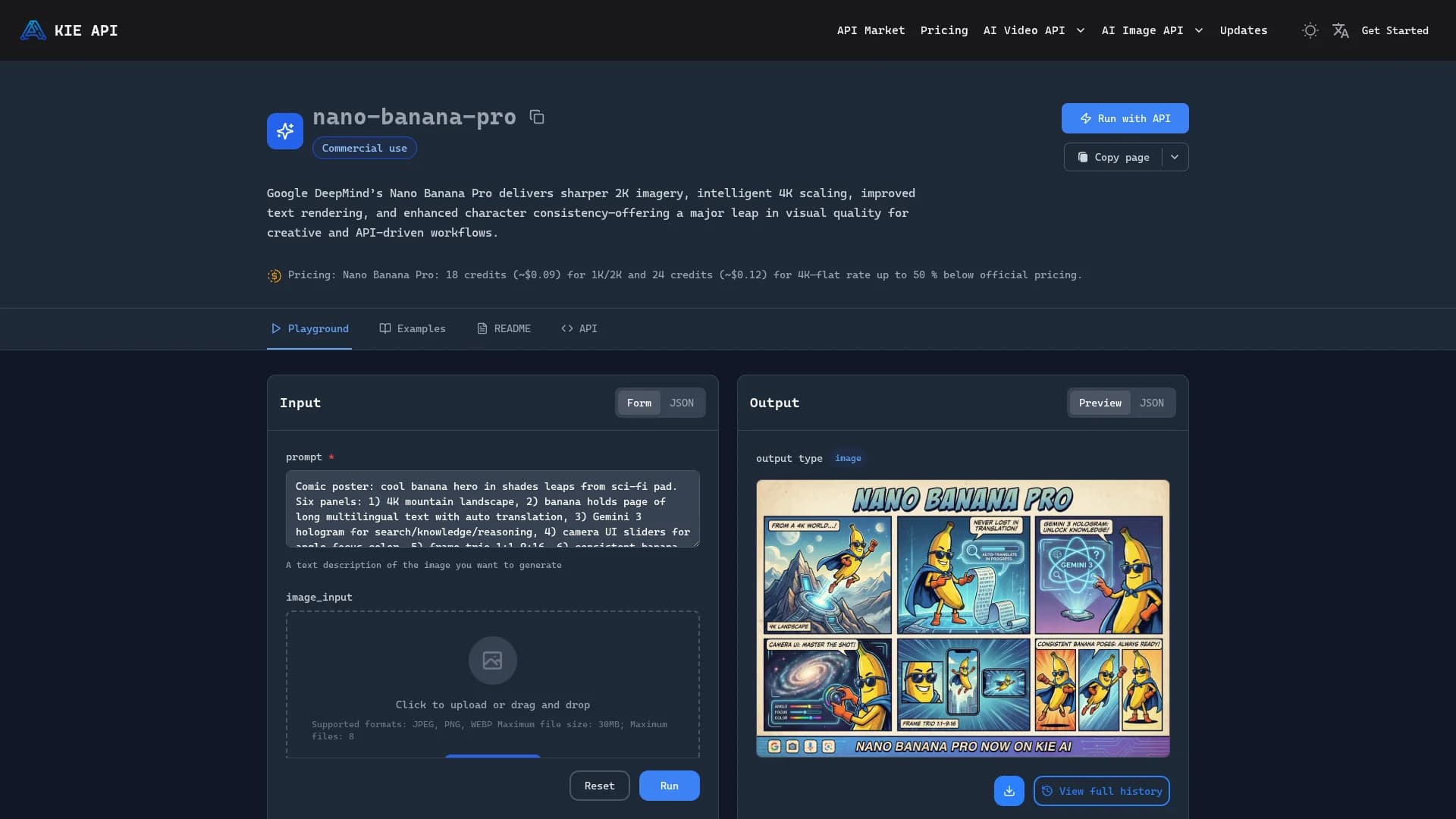nanobanana-pro-api homepage