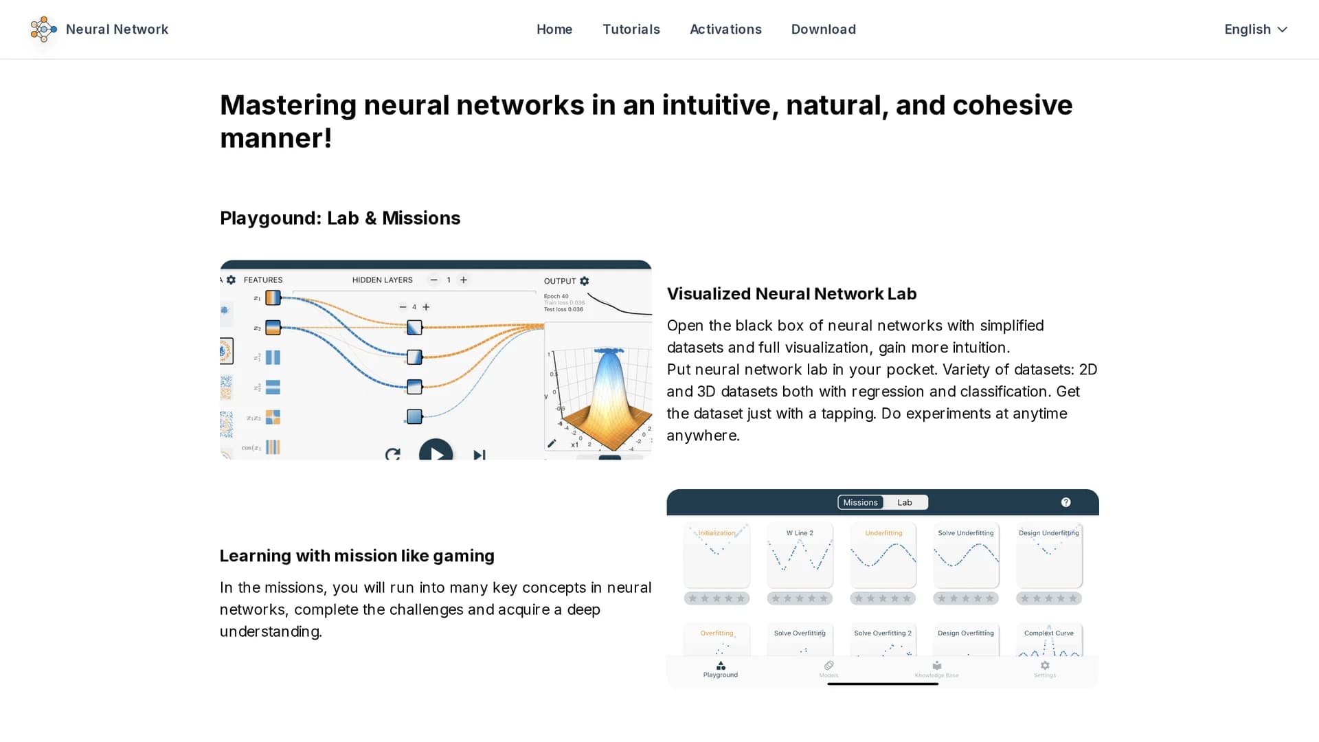 neural-network homepage