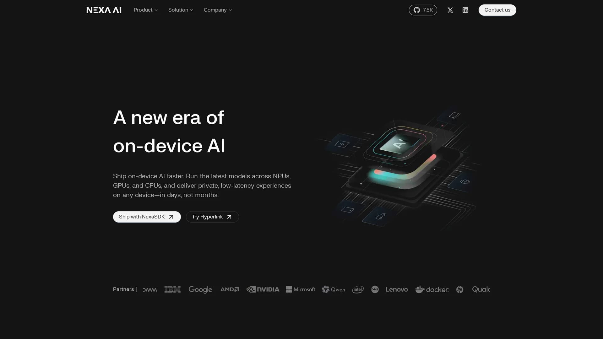 nexa-ai homepage