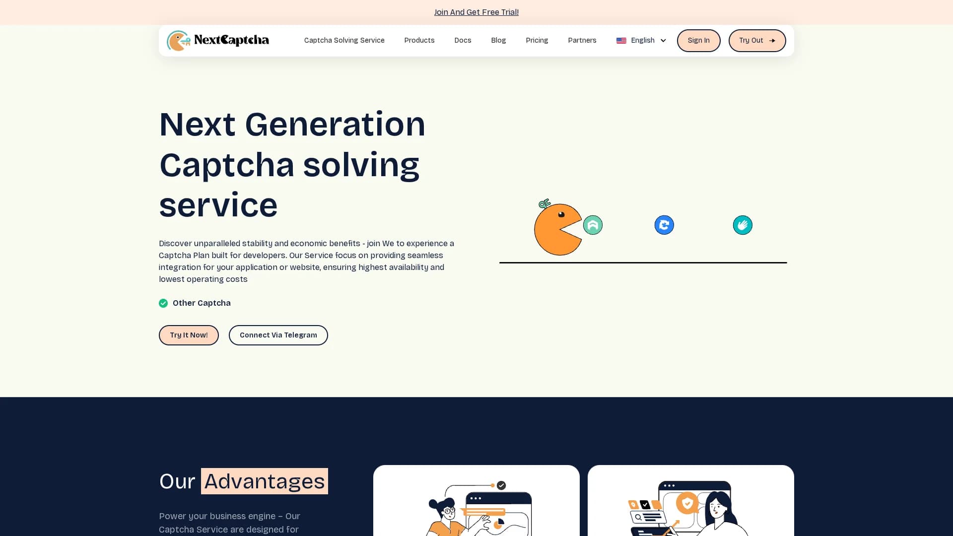 nextcaptcha homepage