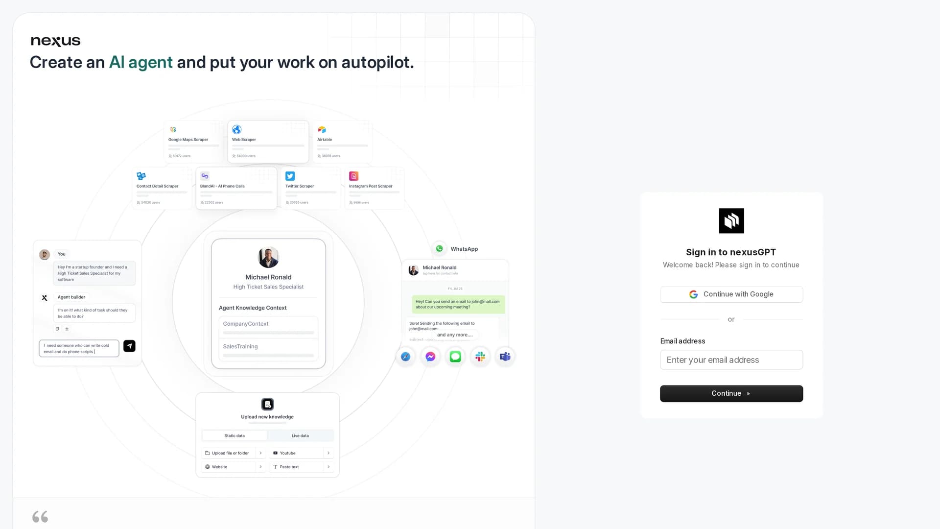 nexusgpt homepage