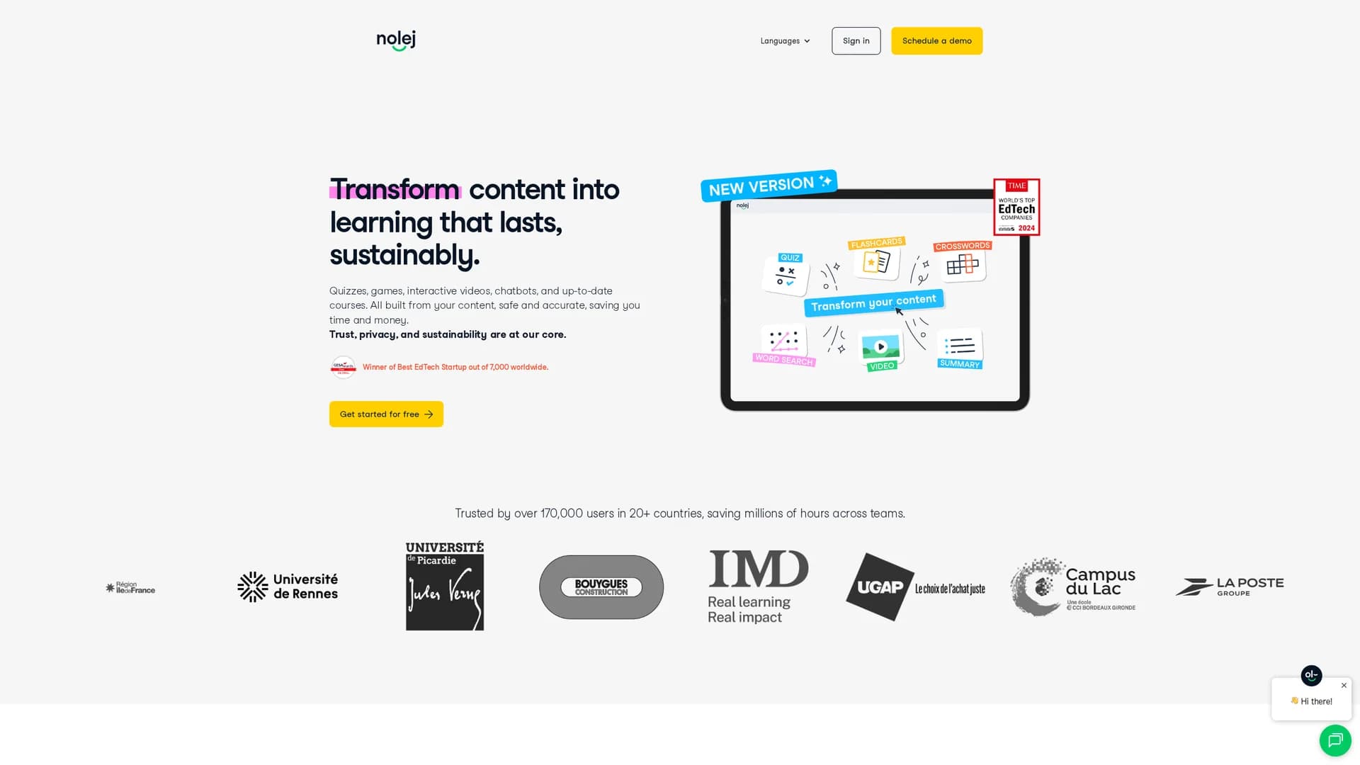 nolej homepage