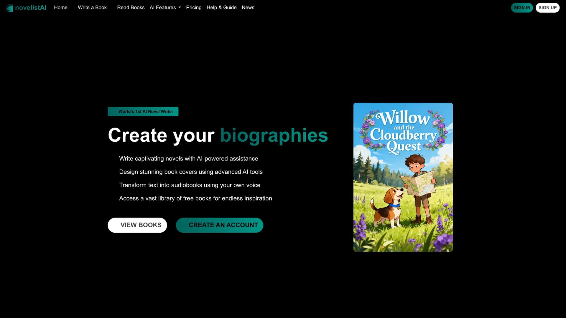 novelistai homepage