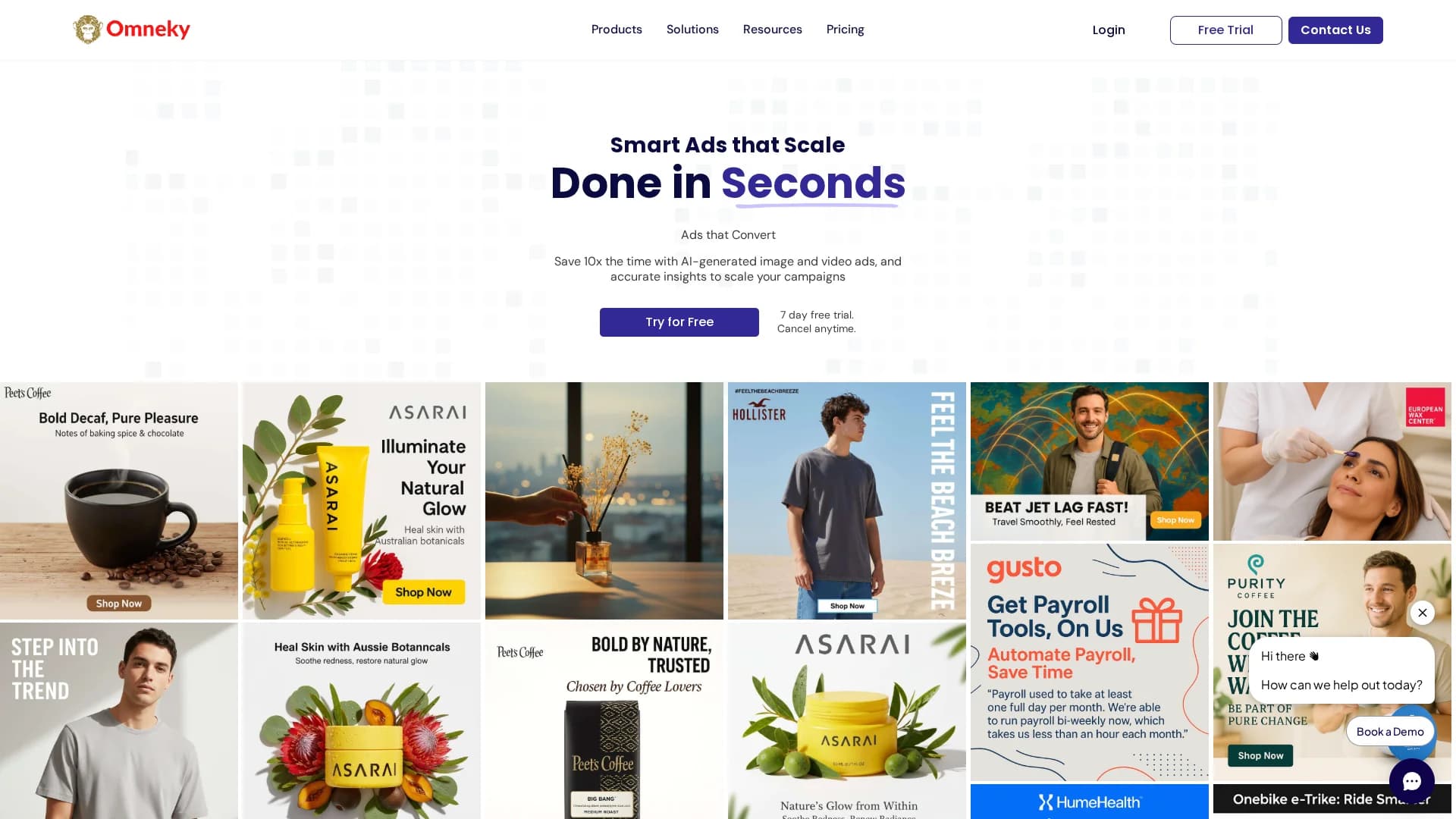 omneky homepage