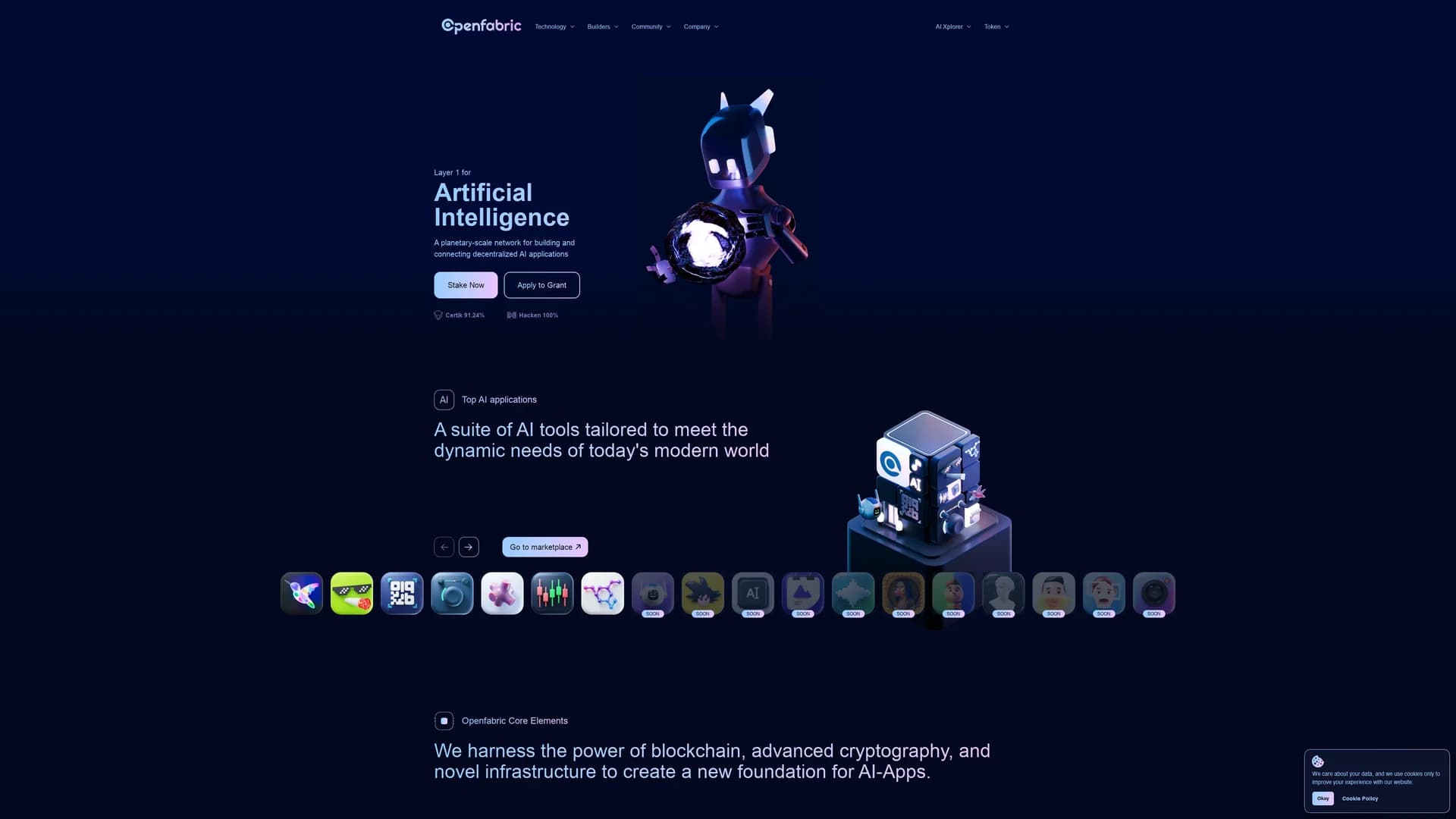 openfabric-ai homepage