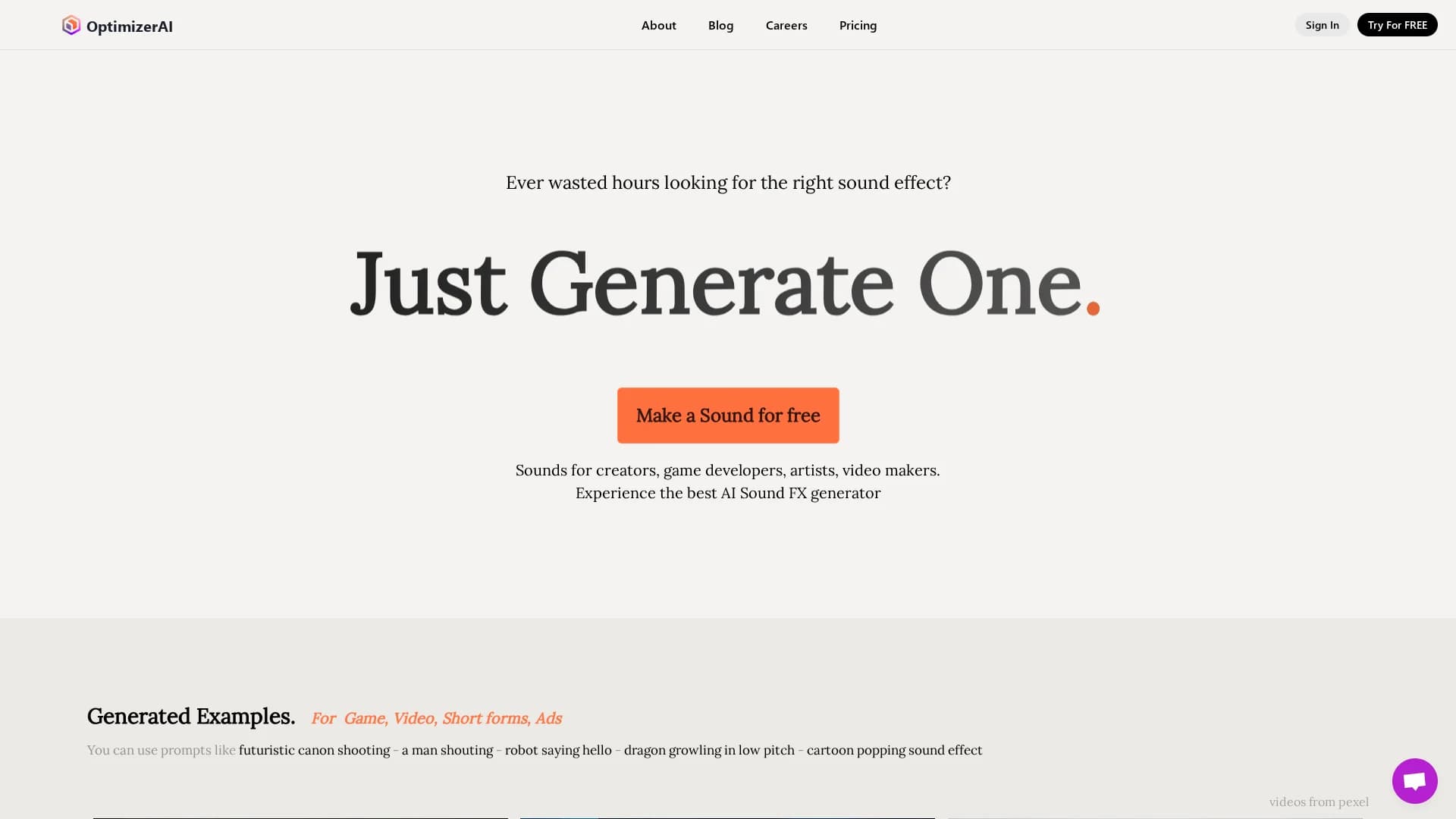 optimizerai homepage
