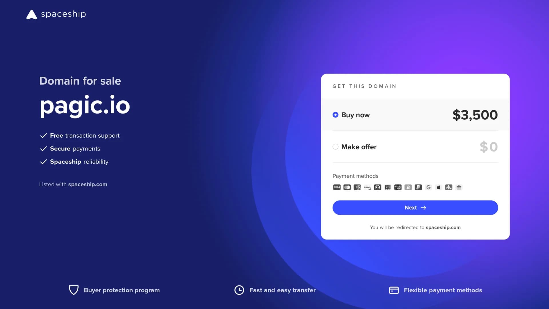 pagic homepage