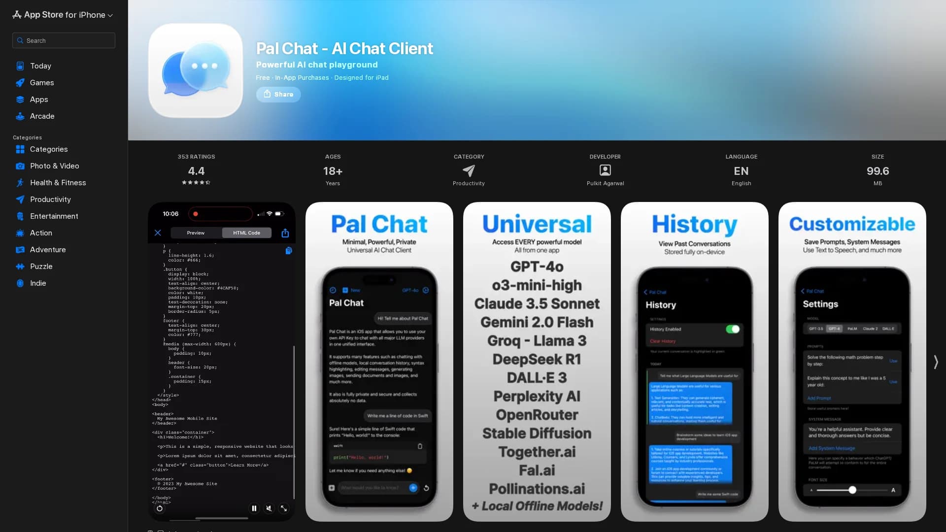 pal-chat homepage