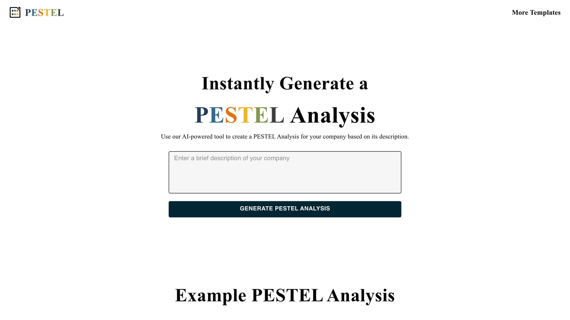 pestel homepage