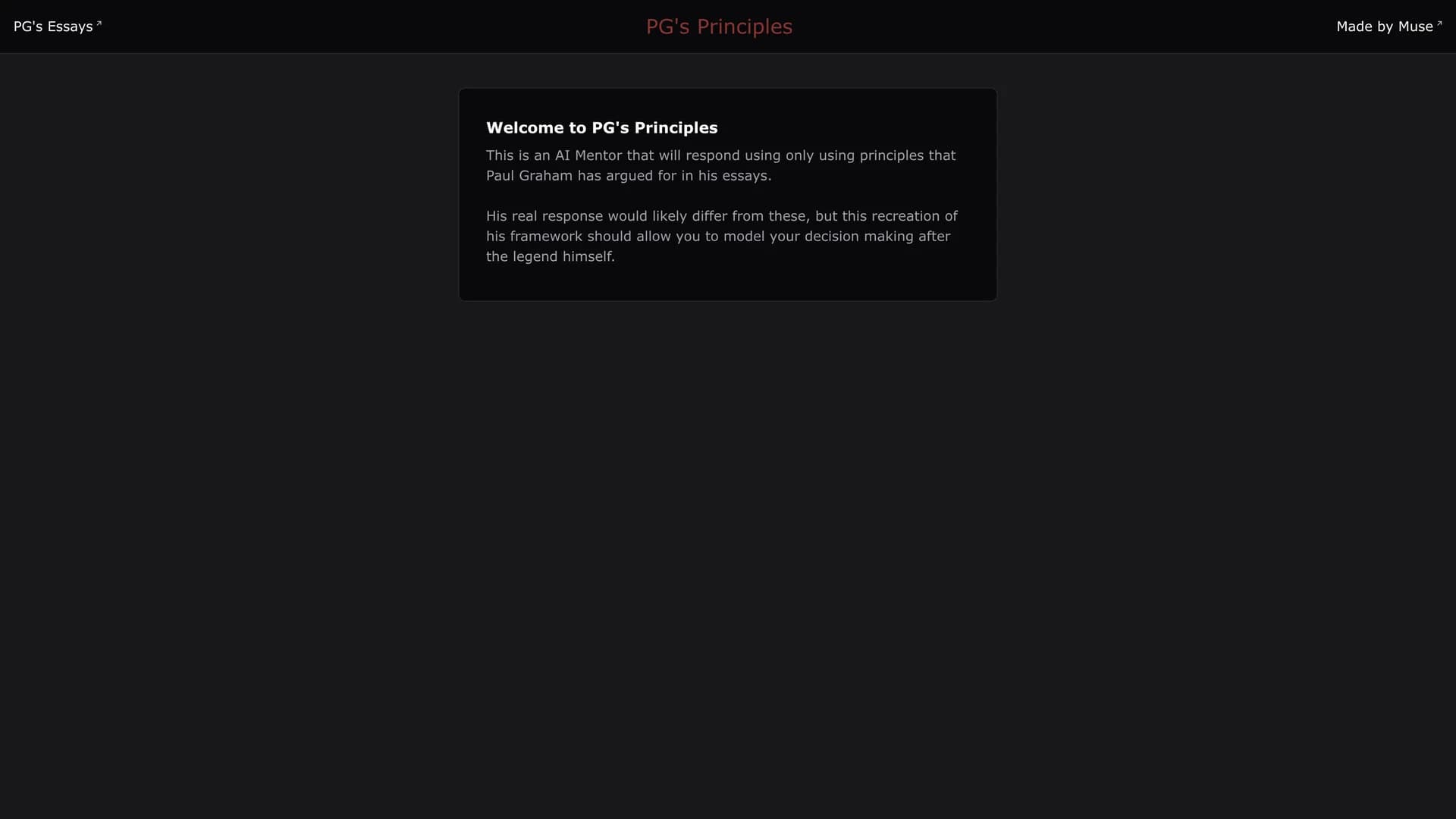 pgs-principles homepage