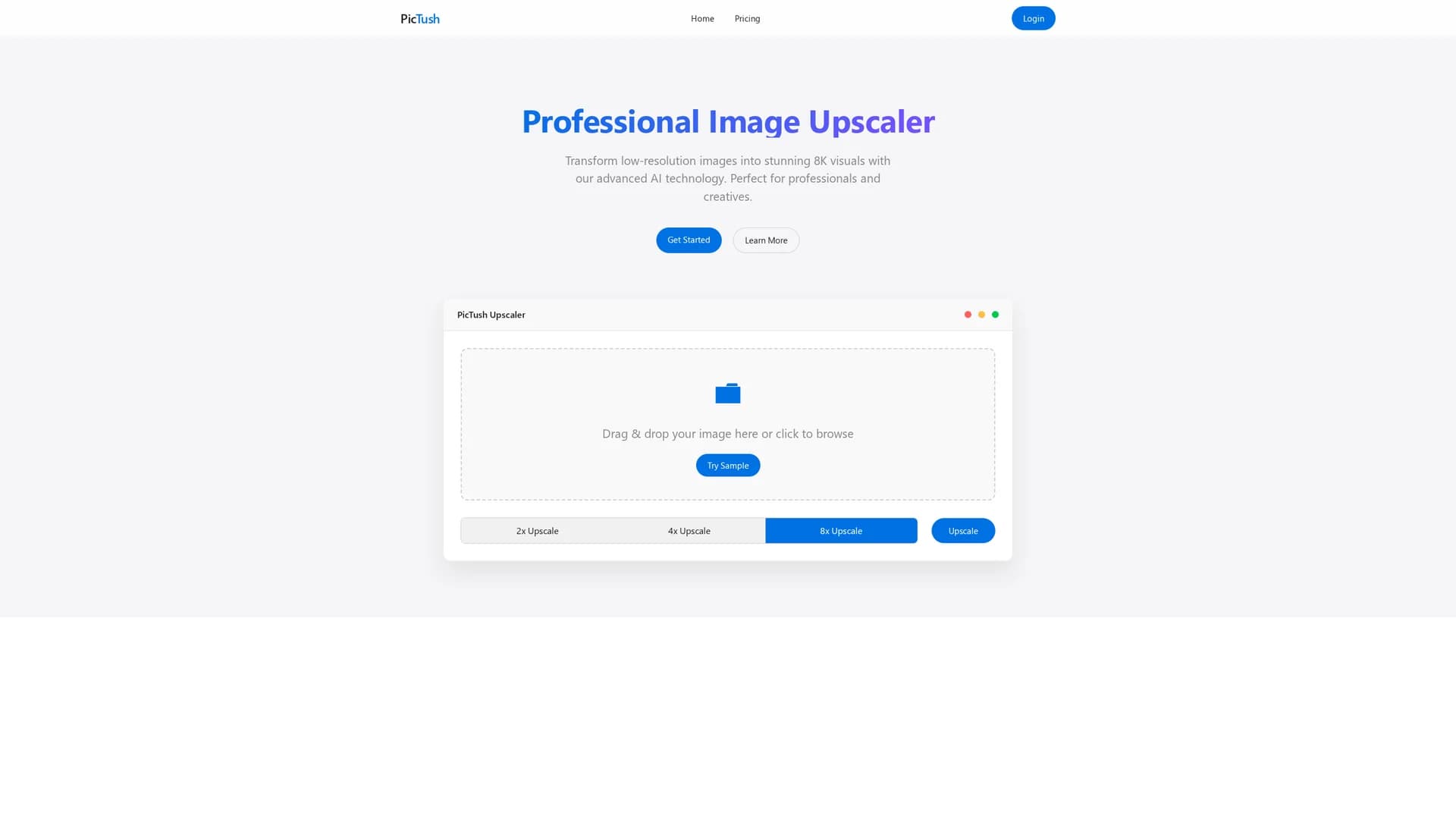 pictush homepage