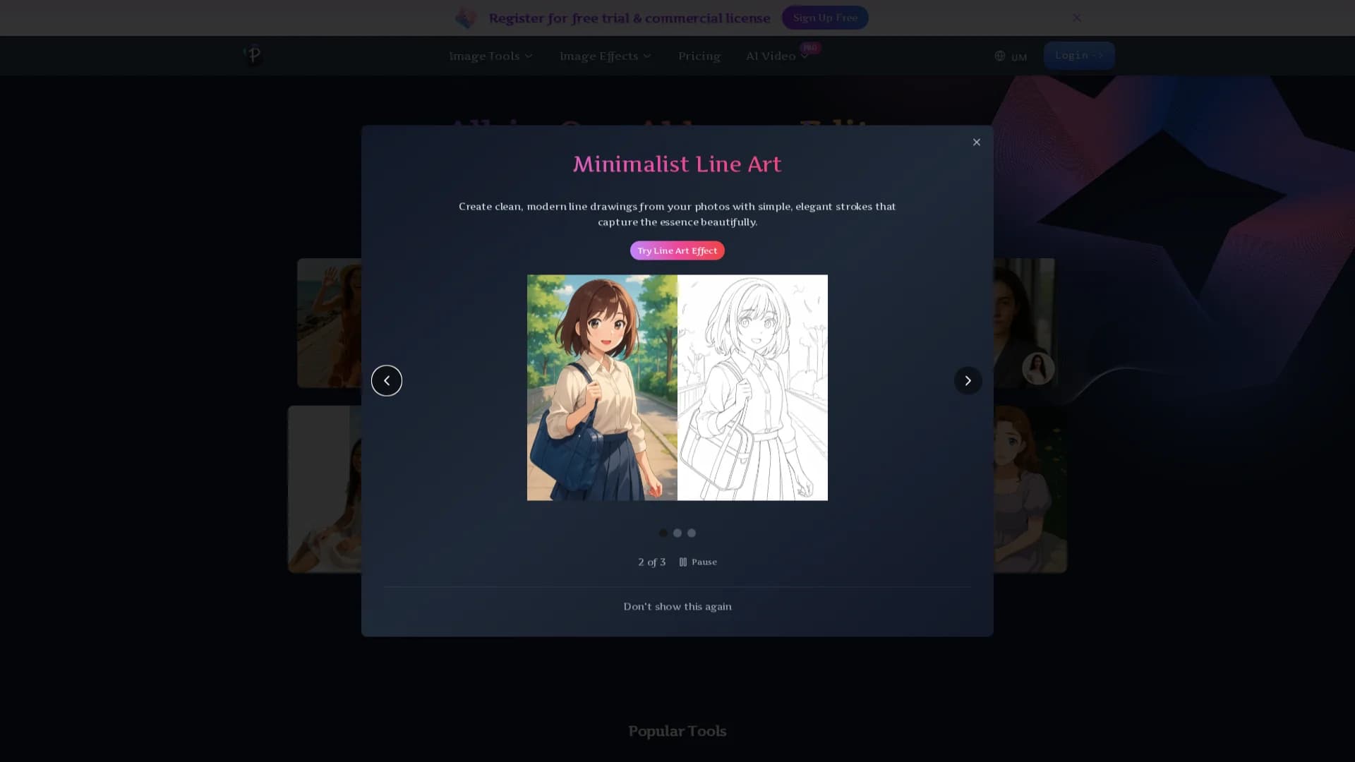 pixfy-ai homepage