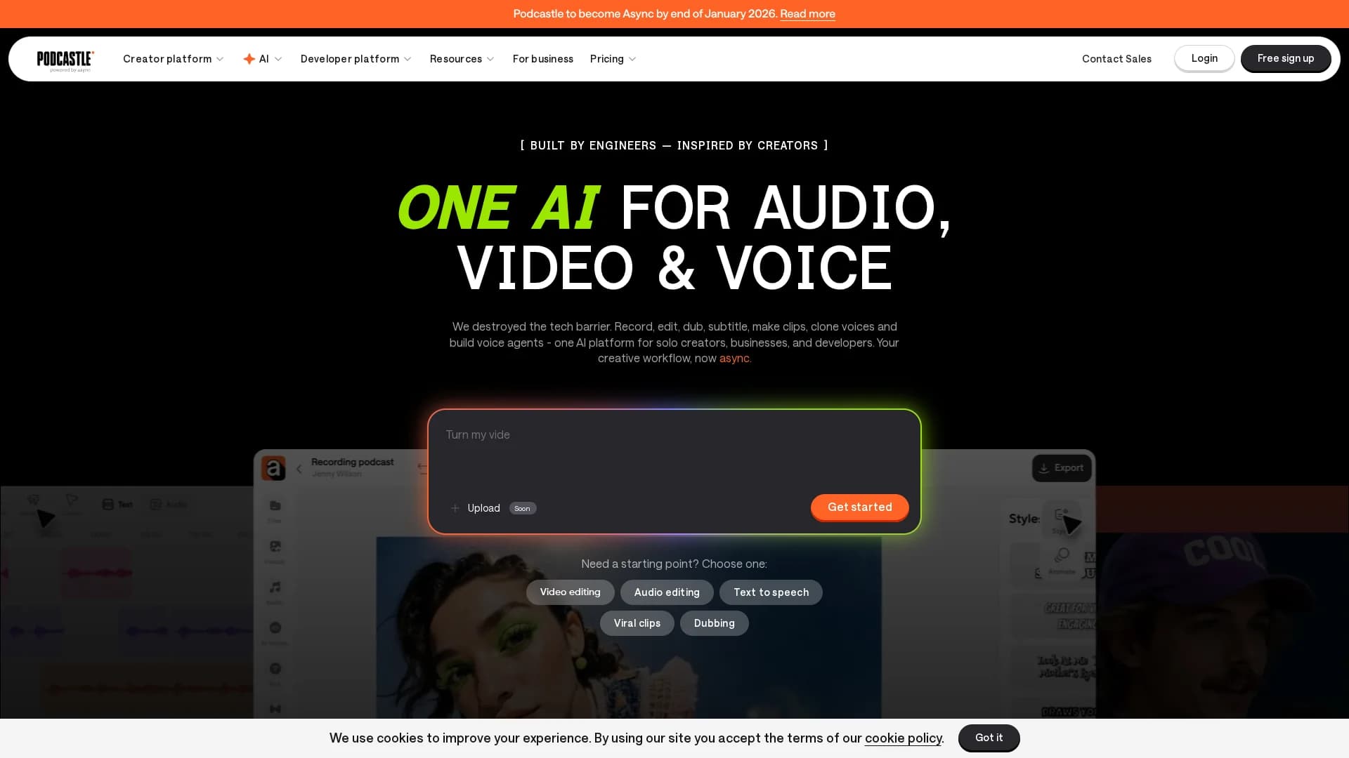 podcastle homepage