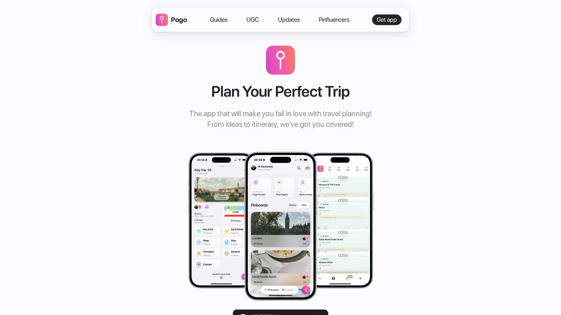 pogo-travel homepage