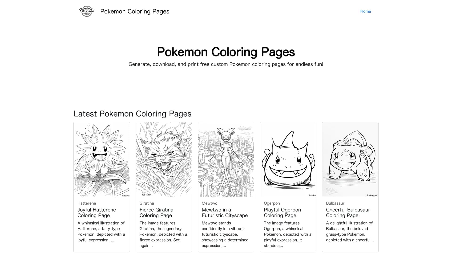 pokemon-coloring-pages homepage
