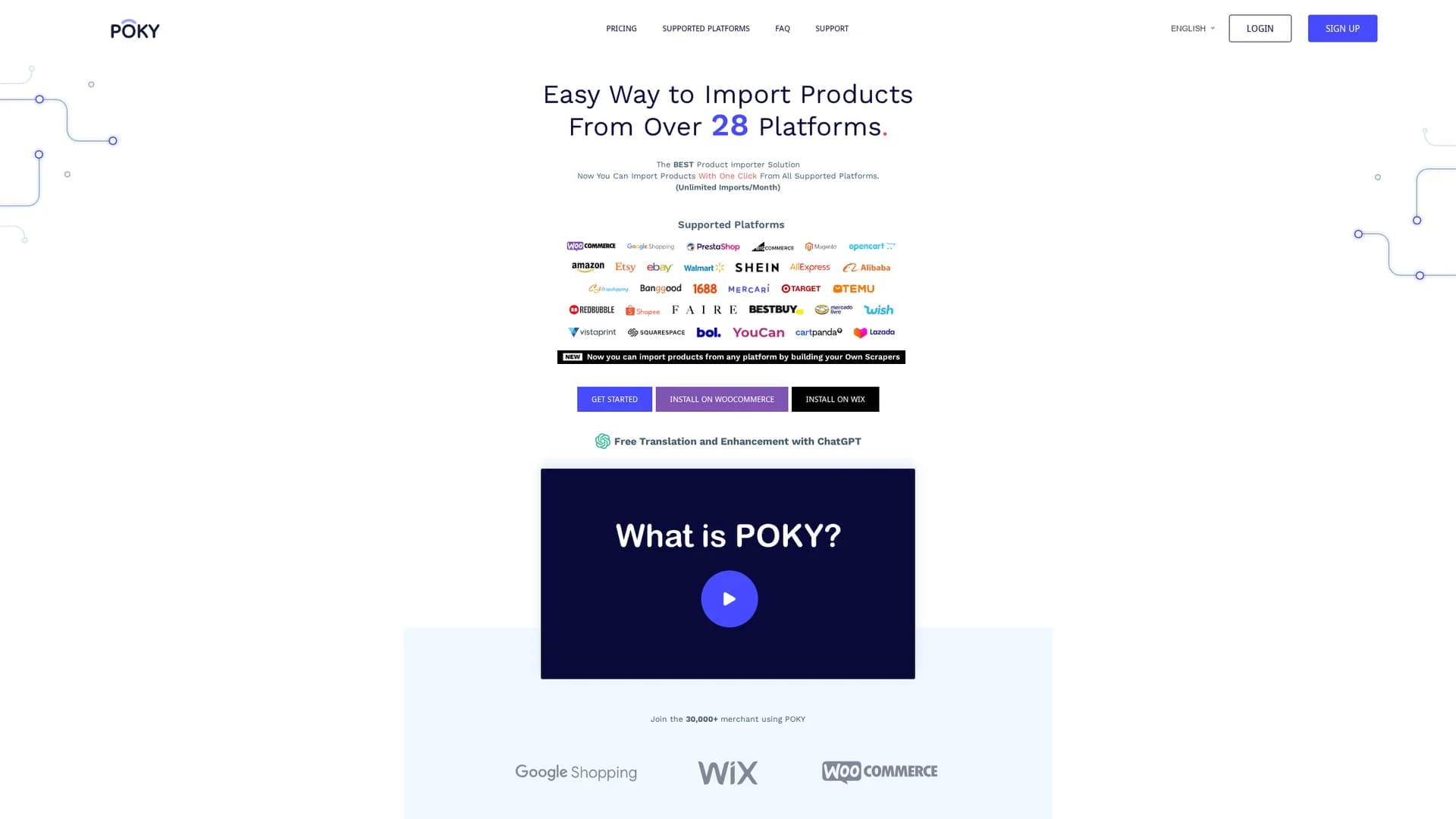 poky homepage