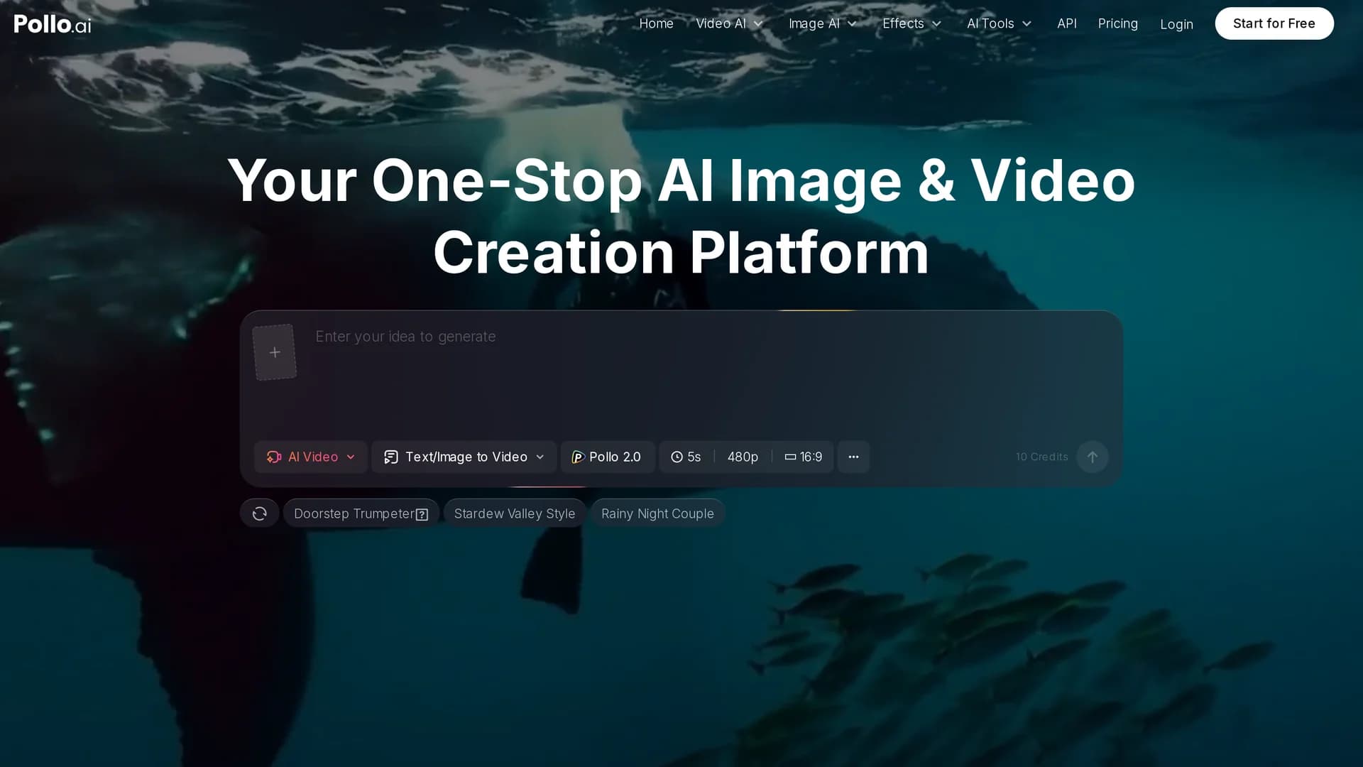 pollo-ai homepage
