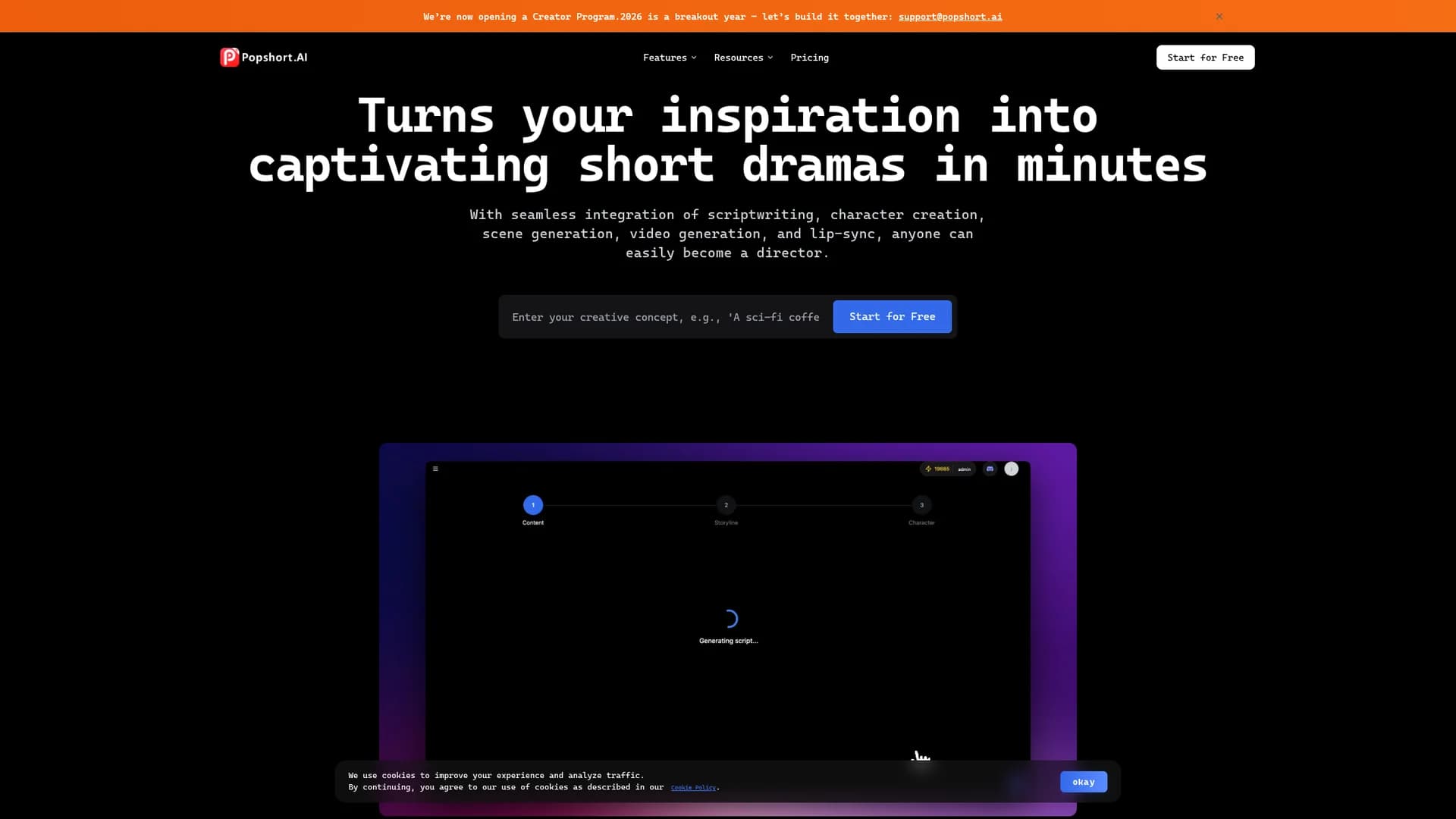 popshort-al homepage