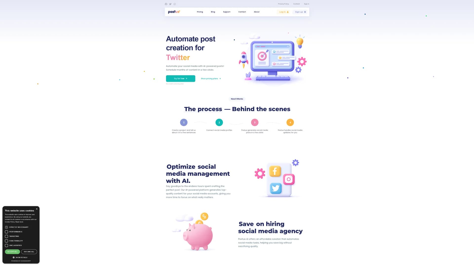 postus homepage