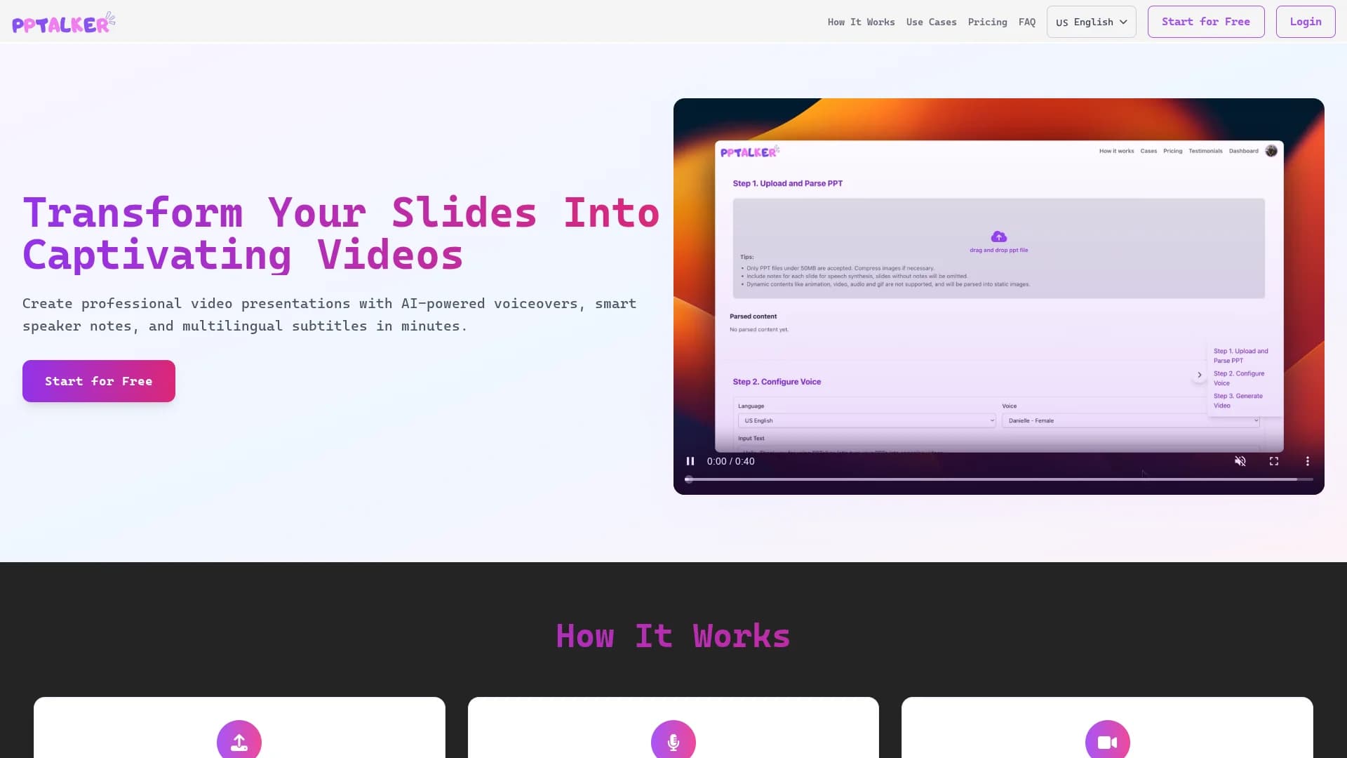 pptalker homepage