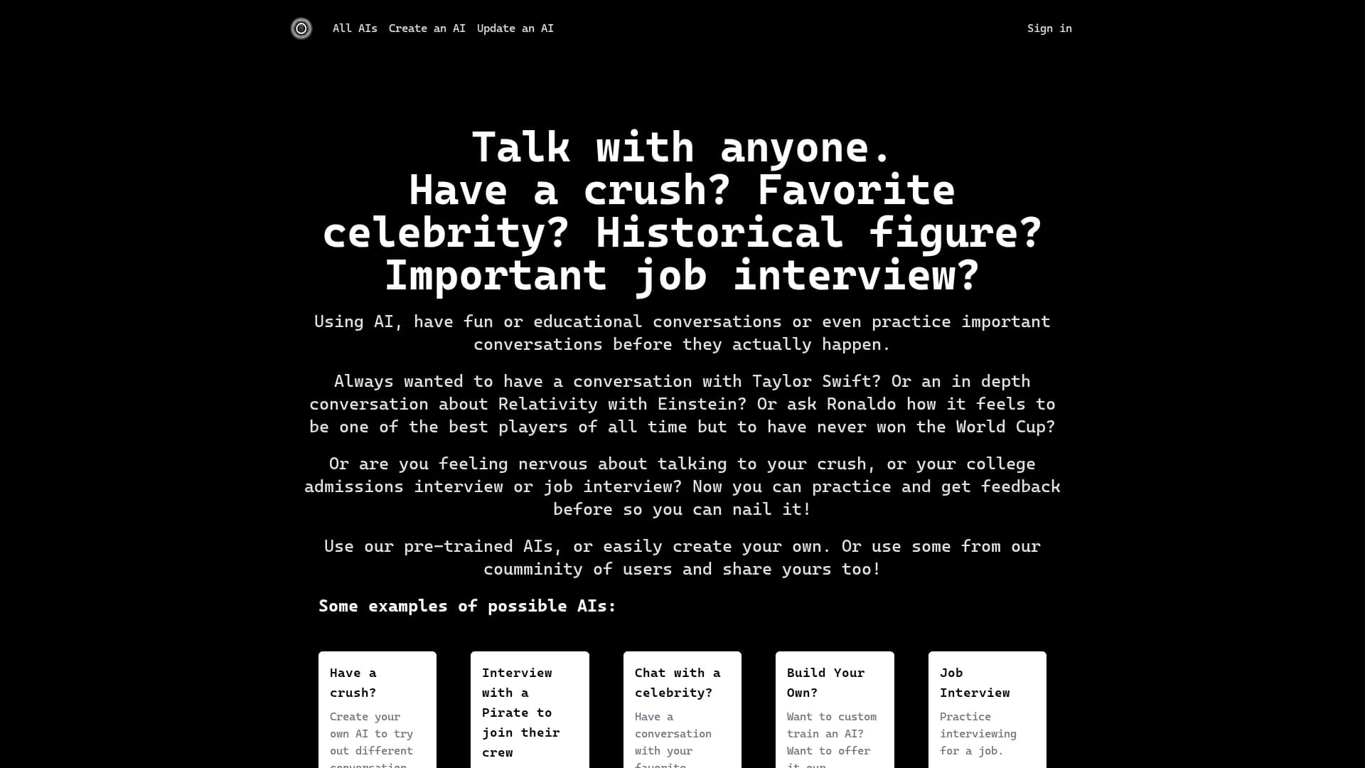 practicetalking homepage