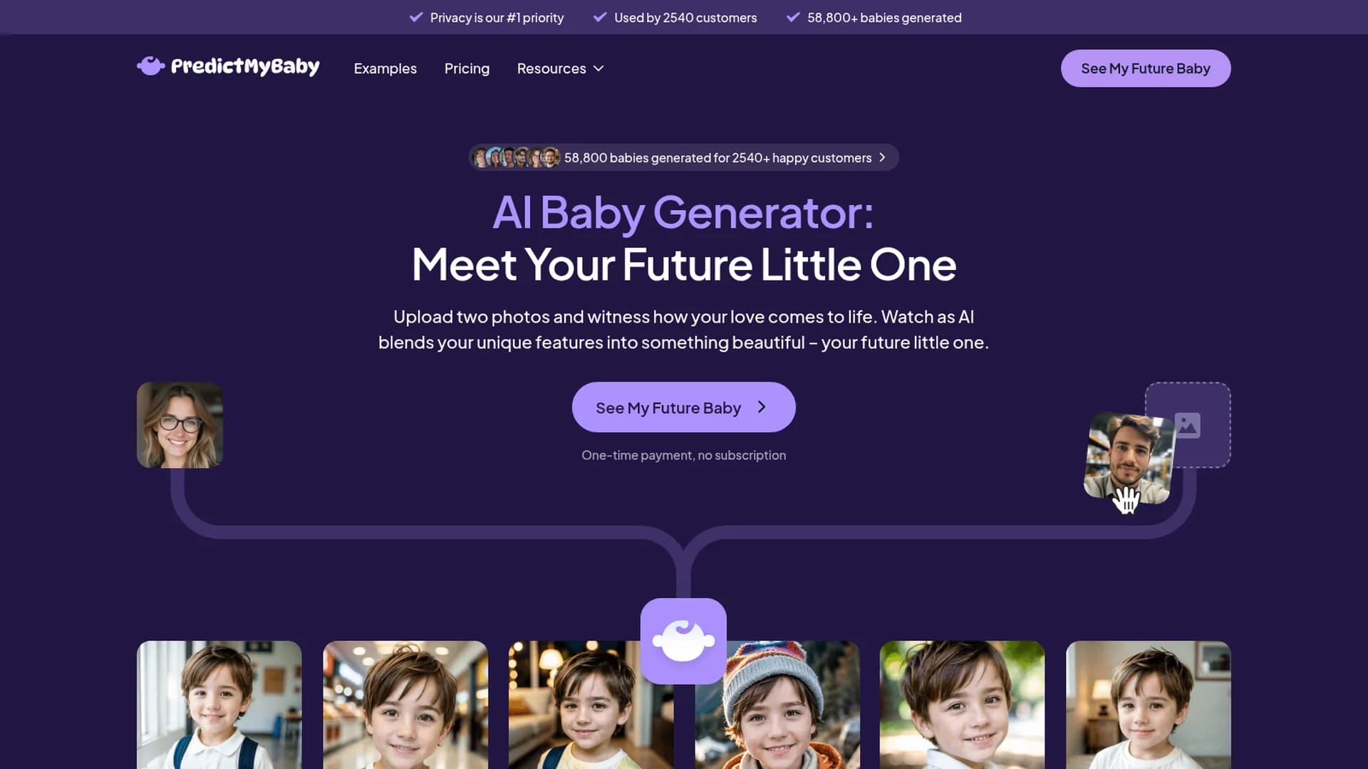 predictmybaby homepage