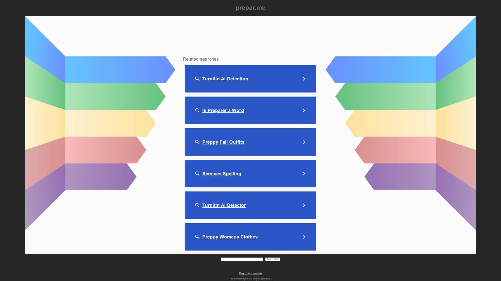 prepar homepage