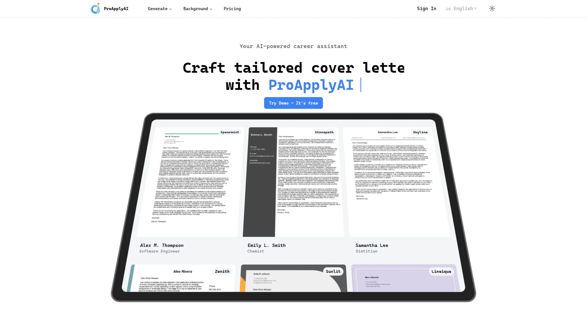 proapply-ai homepage