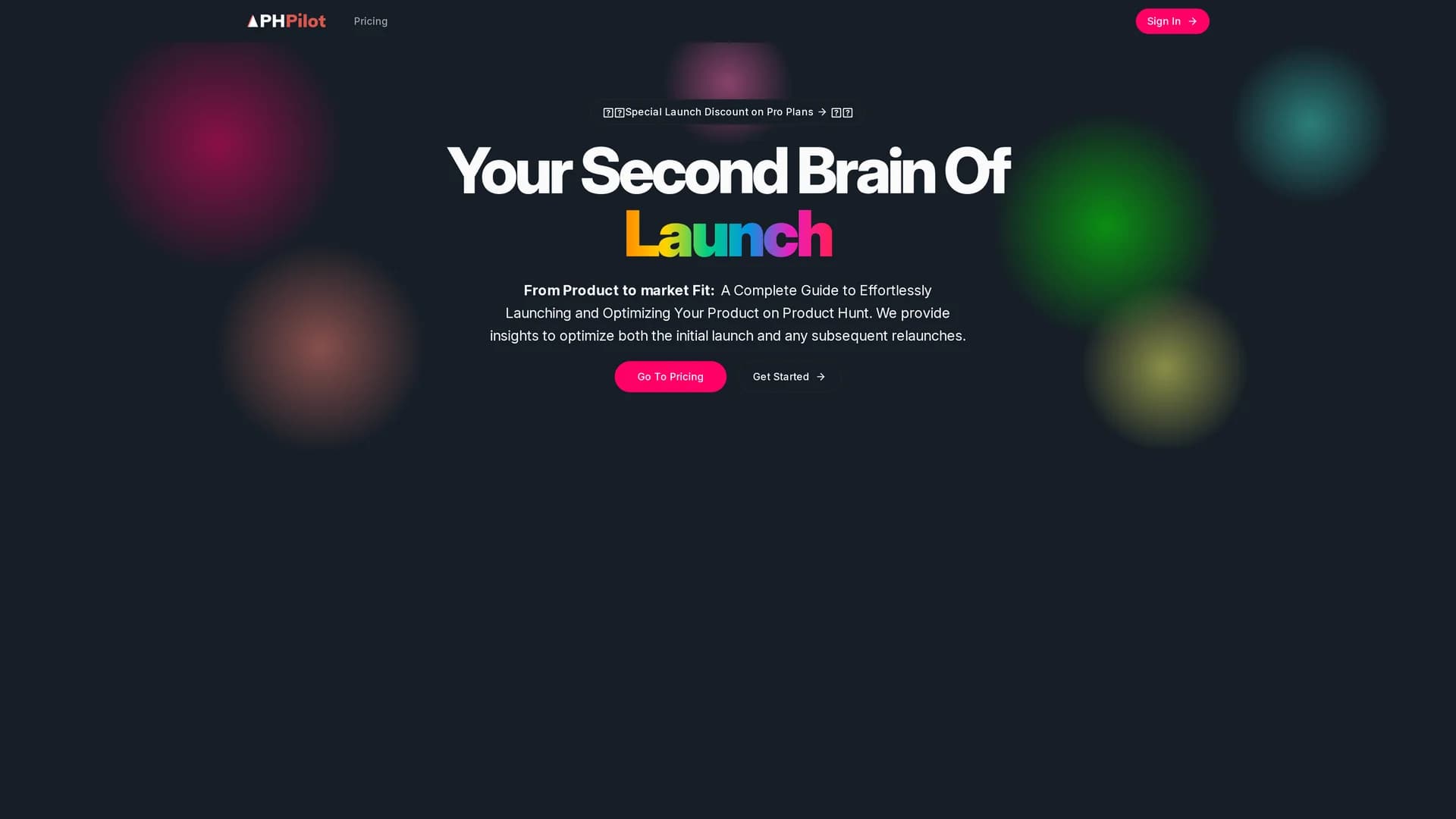 product-hunt-pilot homepage