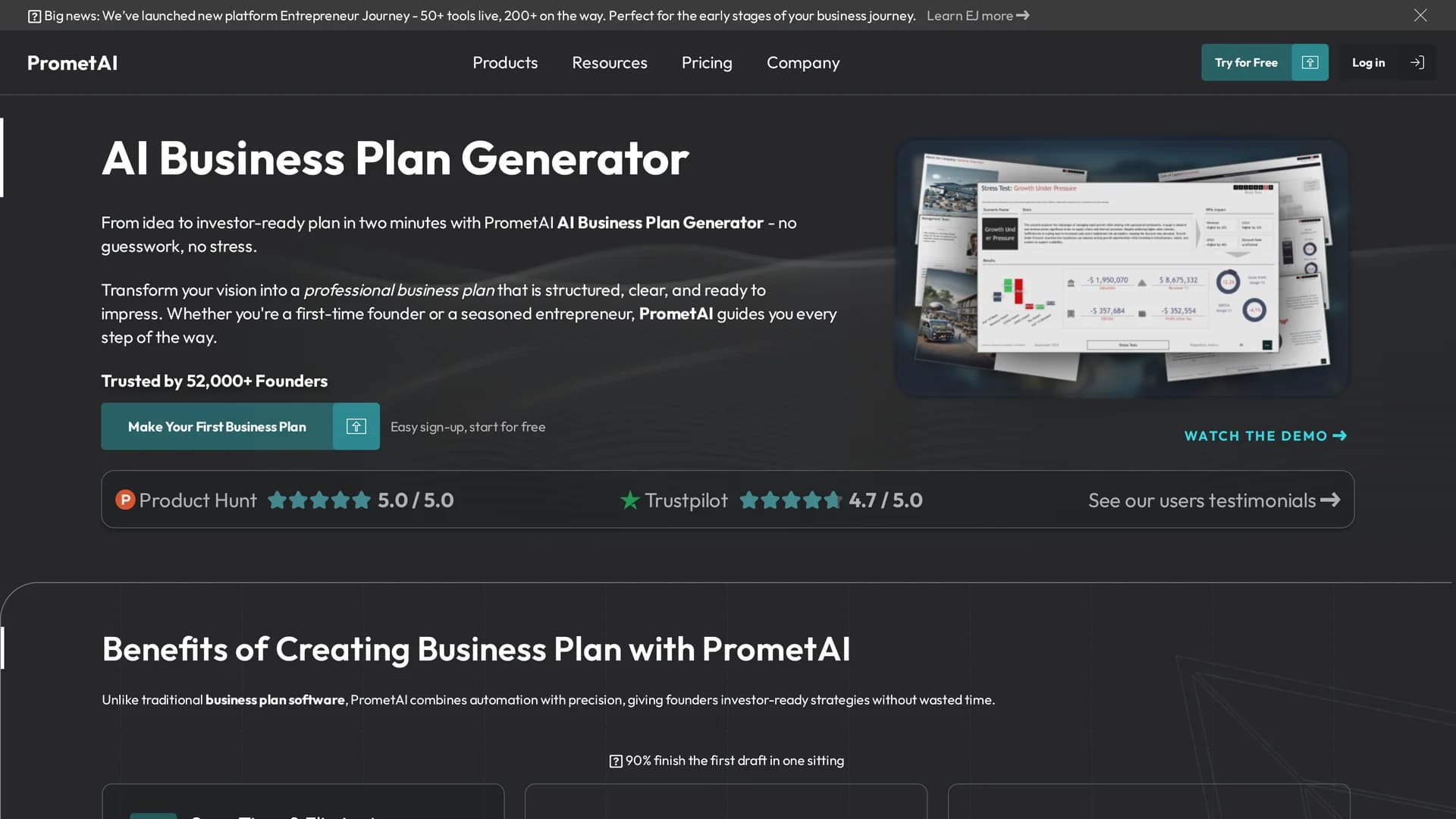 prometai homepage