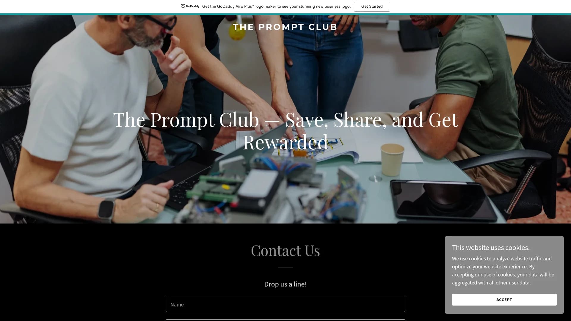 prompt-club homepage
