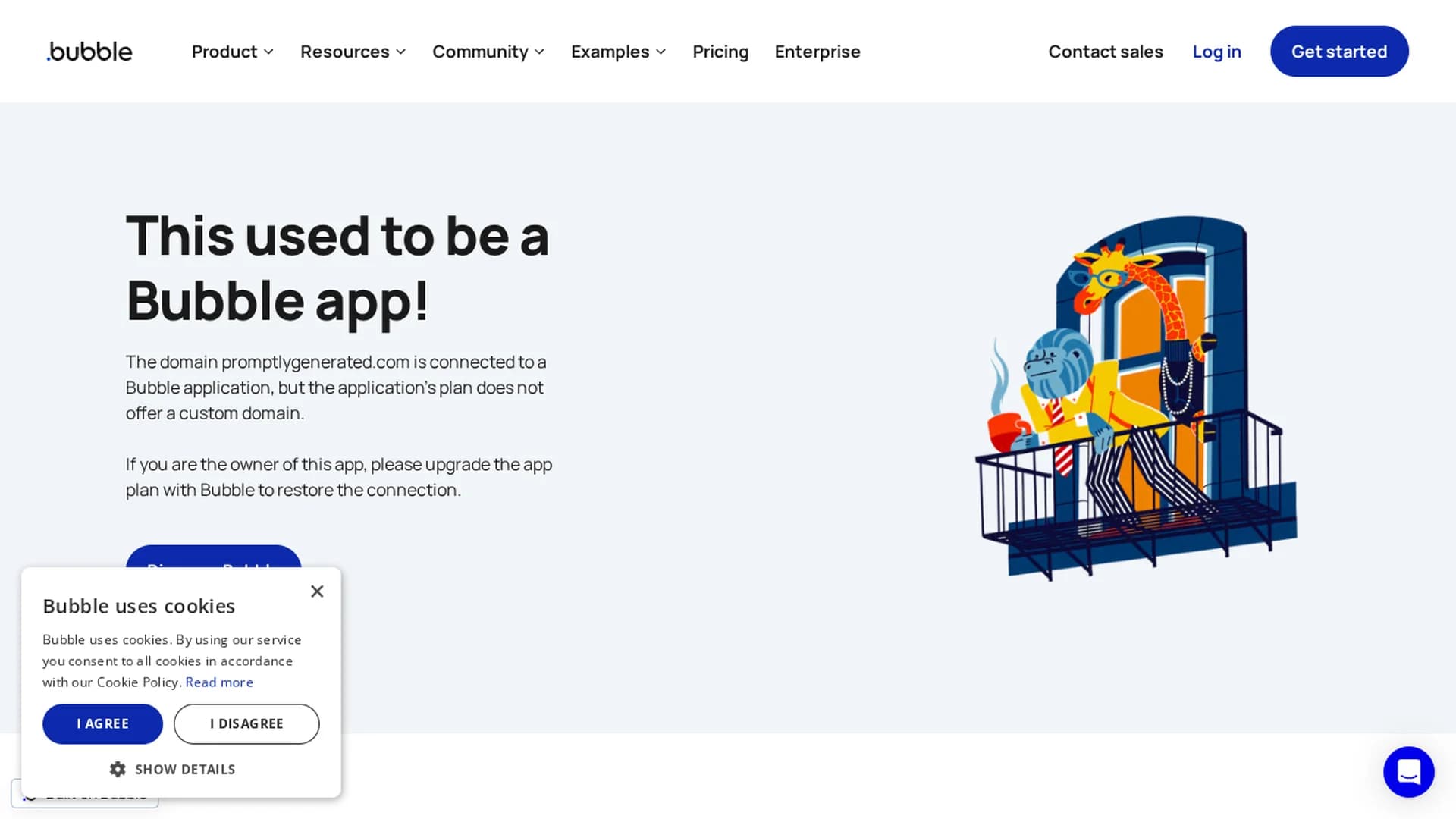 promptly-generated homepage