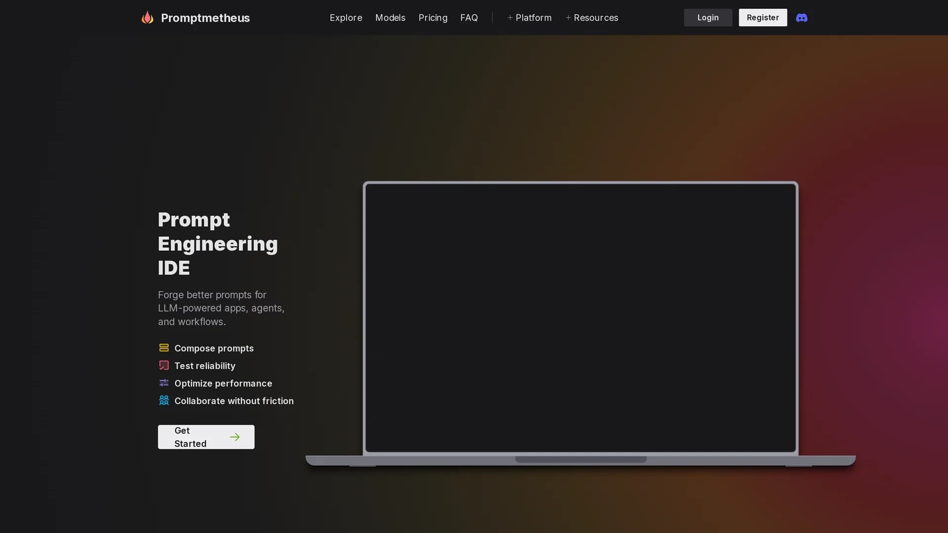 promptmetheus homepage