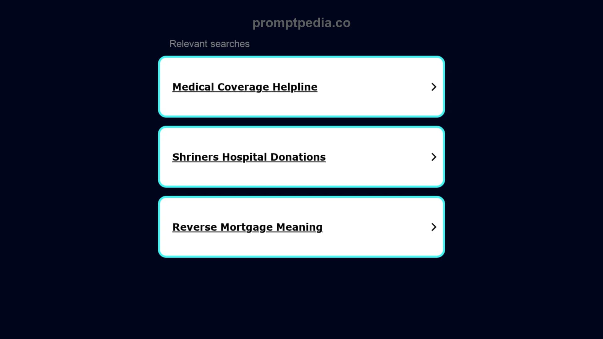promptpedia homepage