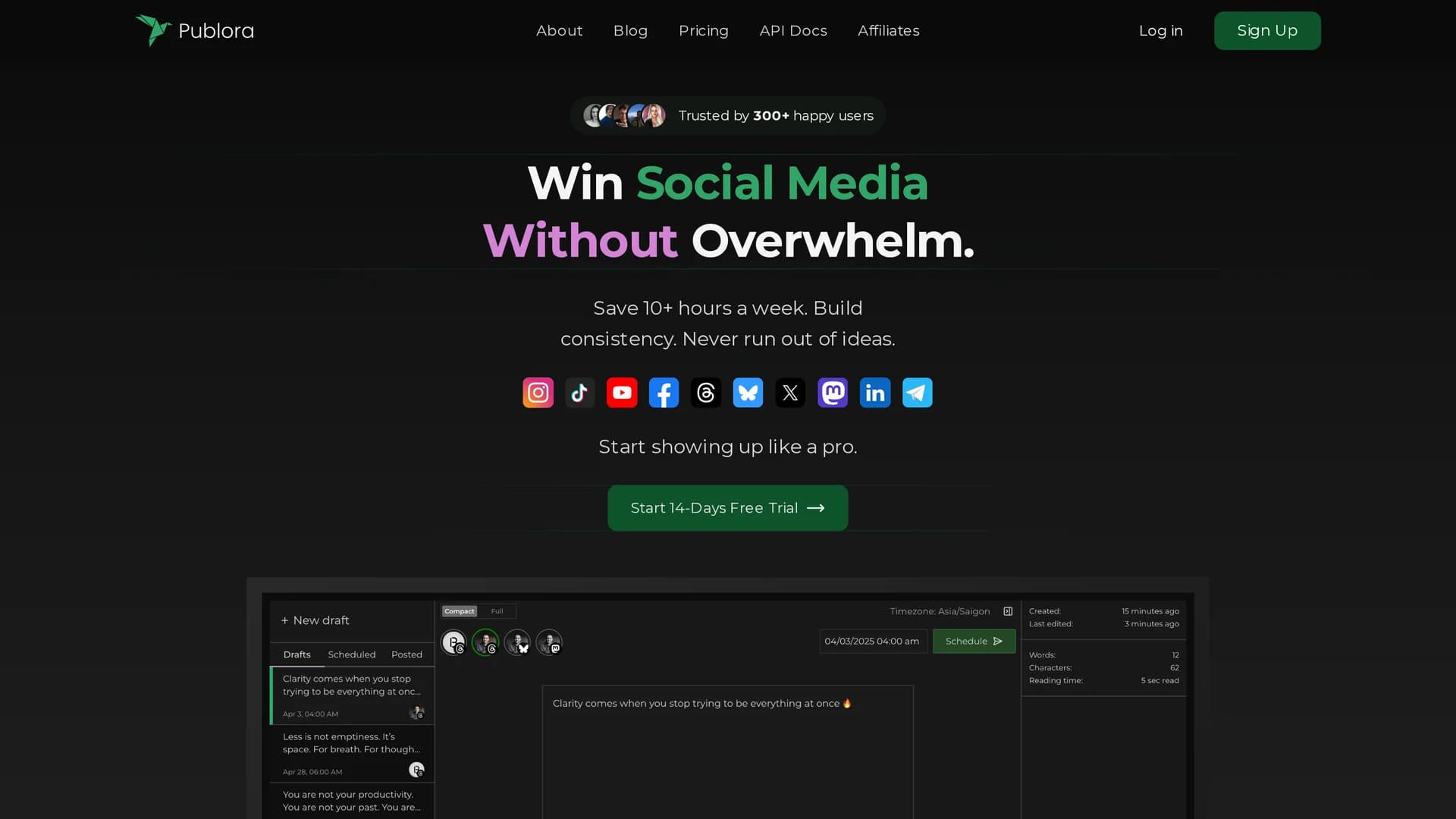 publora homepage
