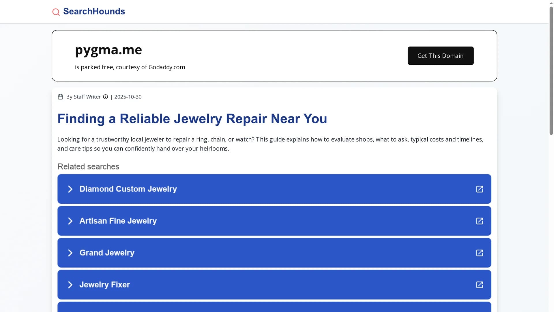 pygma-me homepage