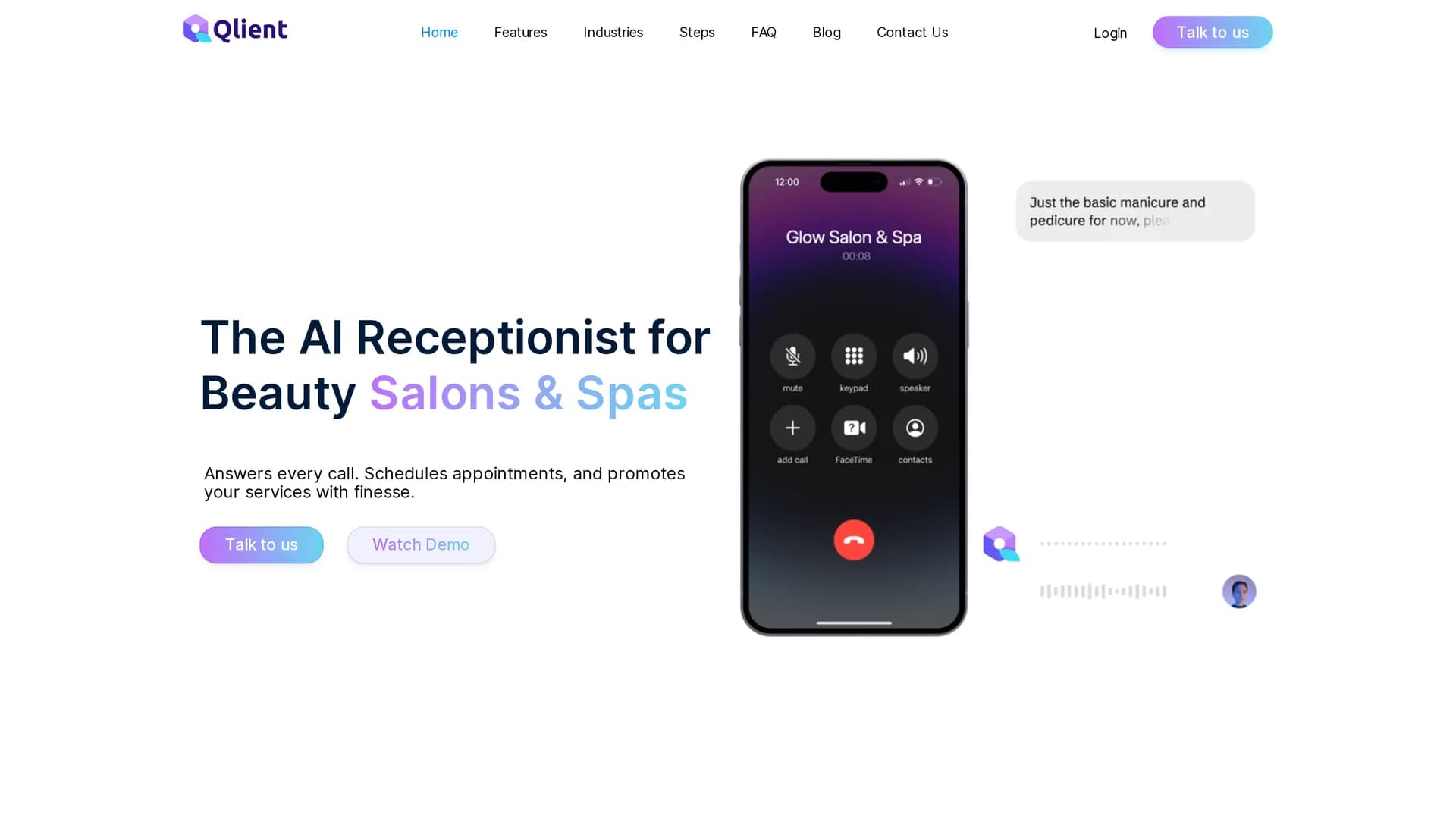 qlient homepage