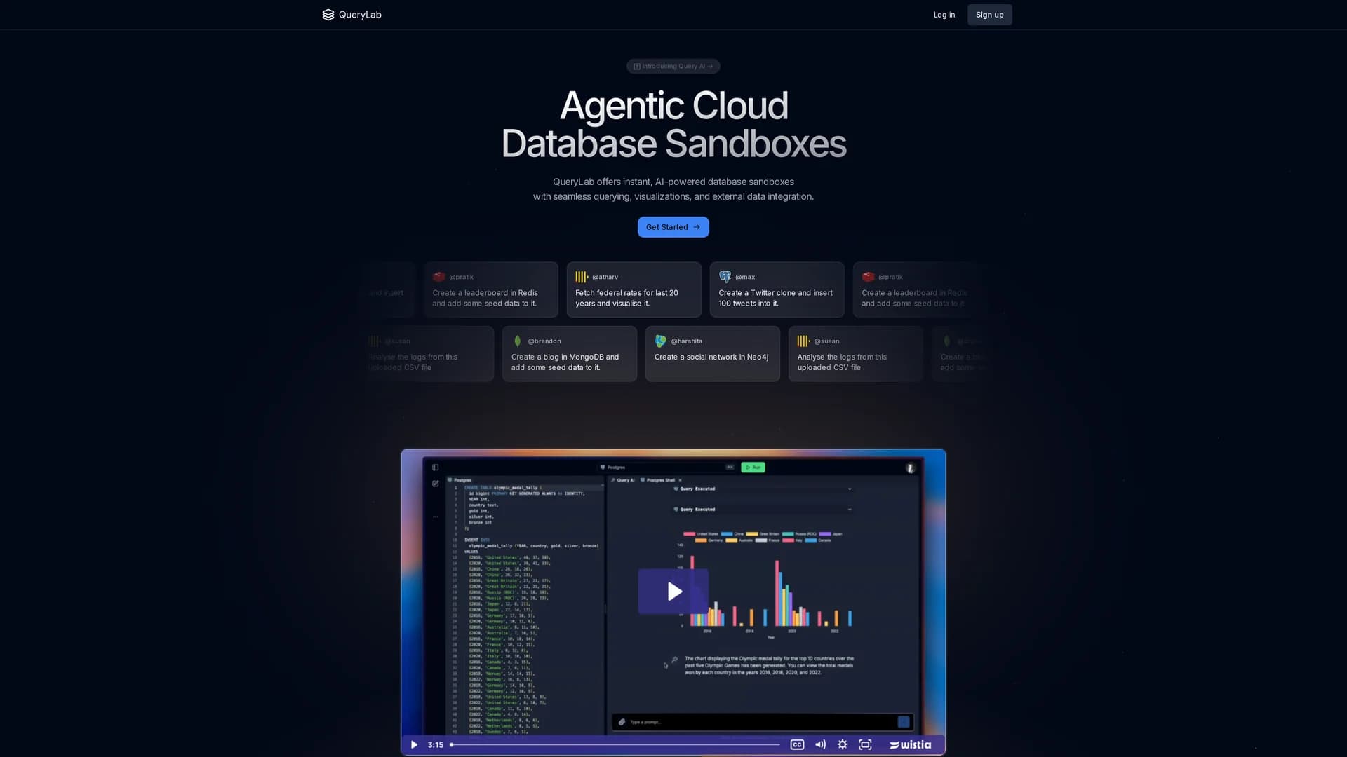 querylab homepage