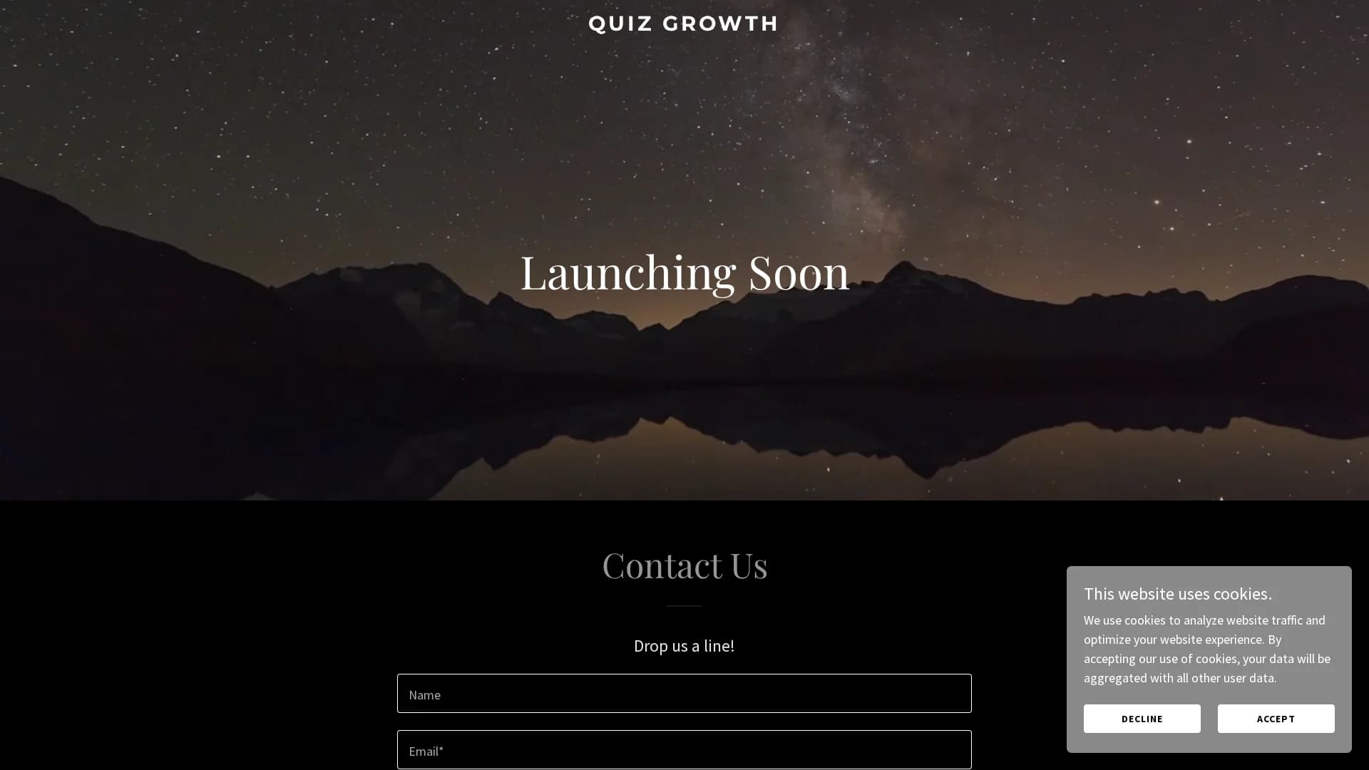 quizgrowth homepage